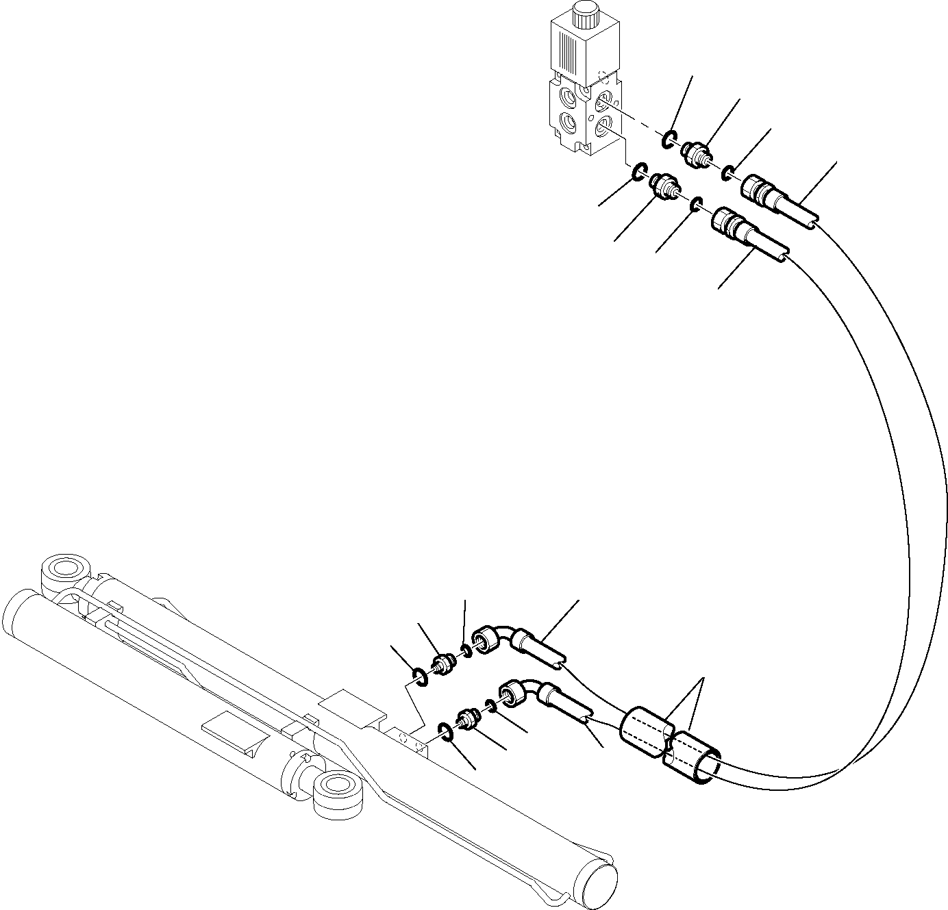 Part 6830. HYDRAULIC PIPING (SLIDING PLATE LINE) (WITH BUCKET 4 IN 1) [6830]