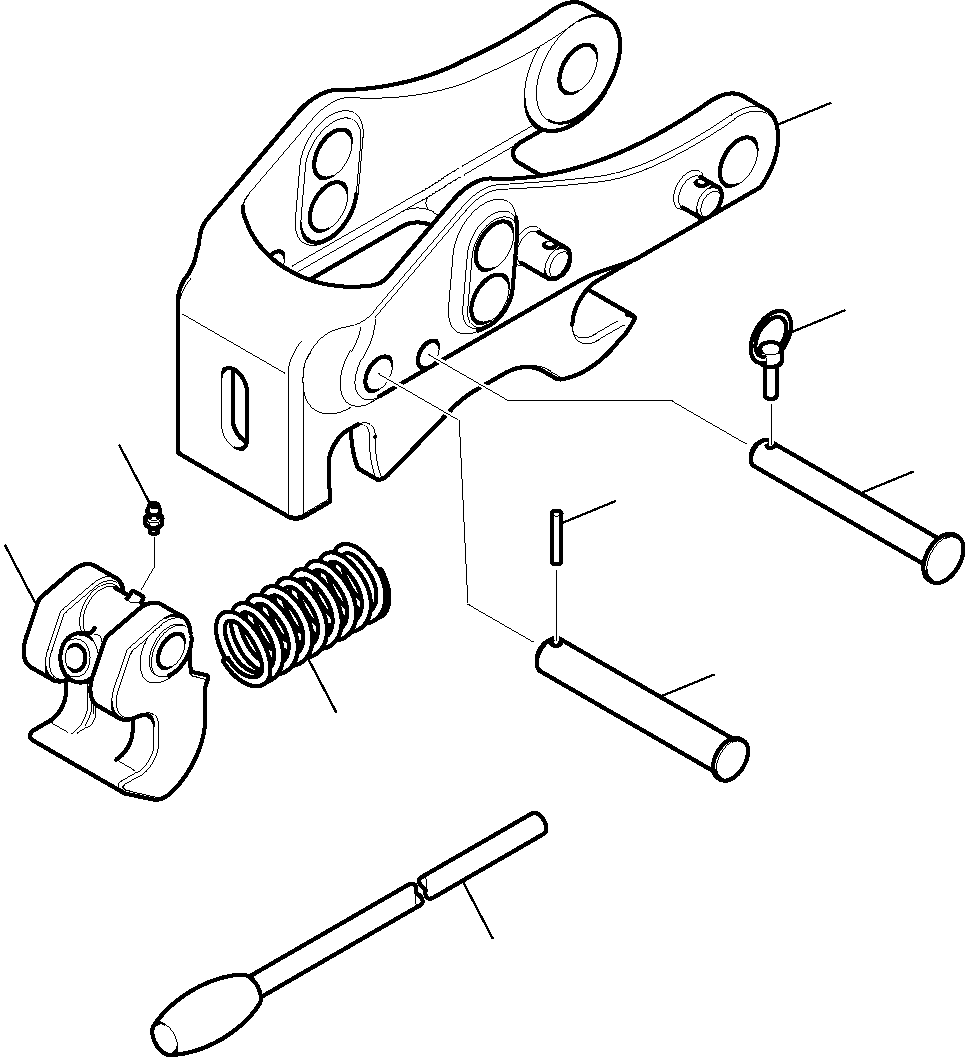 Part 7447. BACKHOE QUICK COUPLING (2/2) [7447]