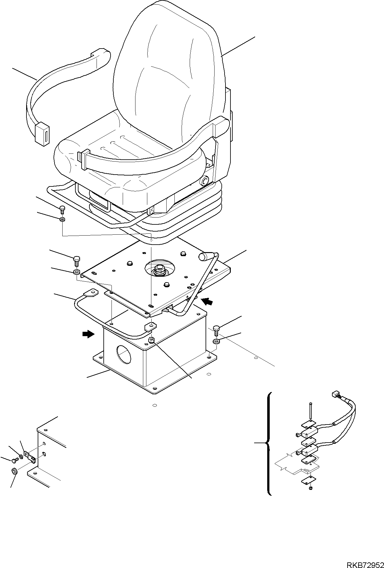 Part 36. OPERATOR'S SEAT (KAB SEATING MODEL 301) (1/2) [5700]