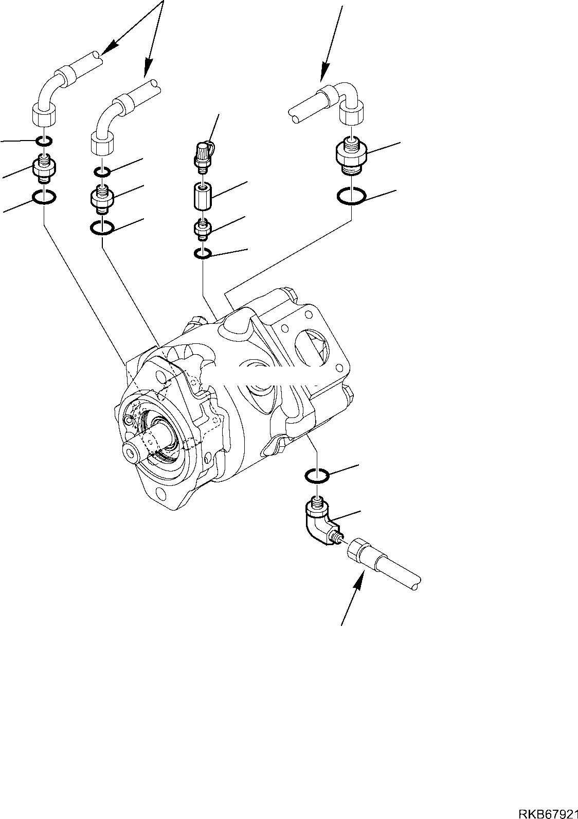 Part 5. HYDRAULIC PUMP (CONNECTING PARTS) [6105]