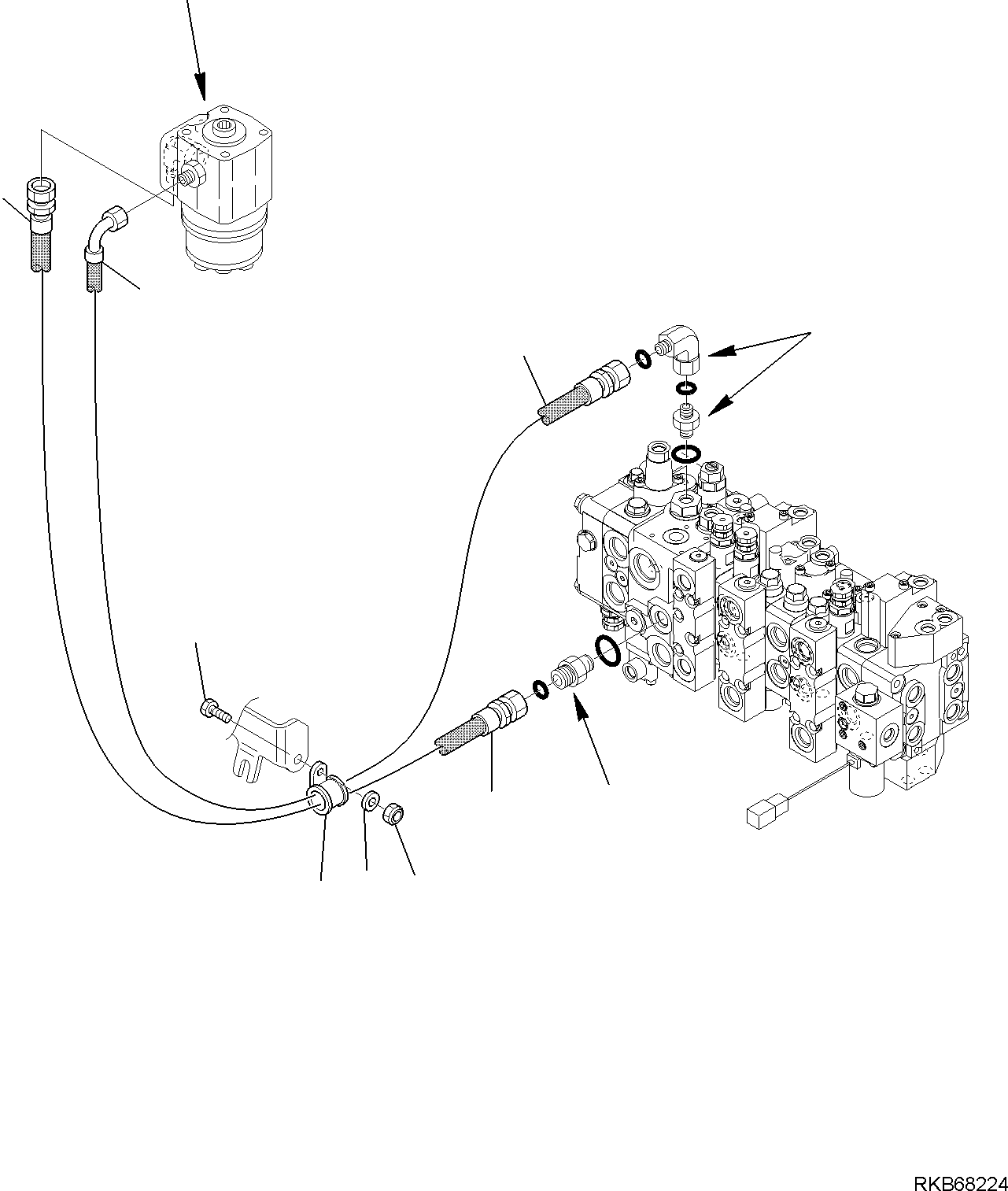 Part 104. HYDRAULIC PIPING (STEERING LINE) (2/4) [6502]