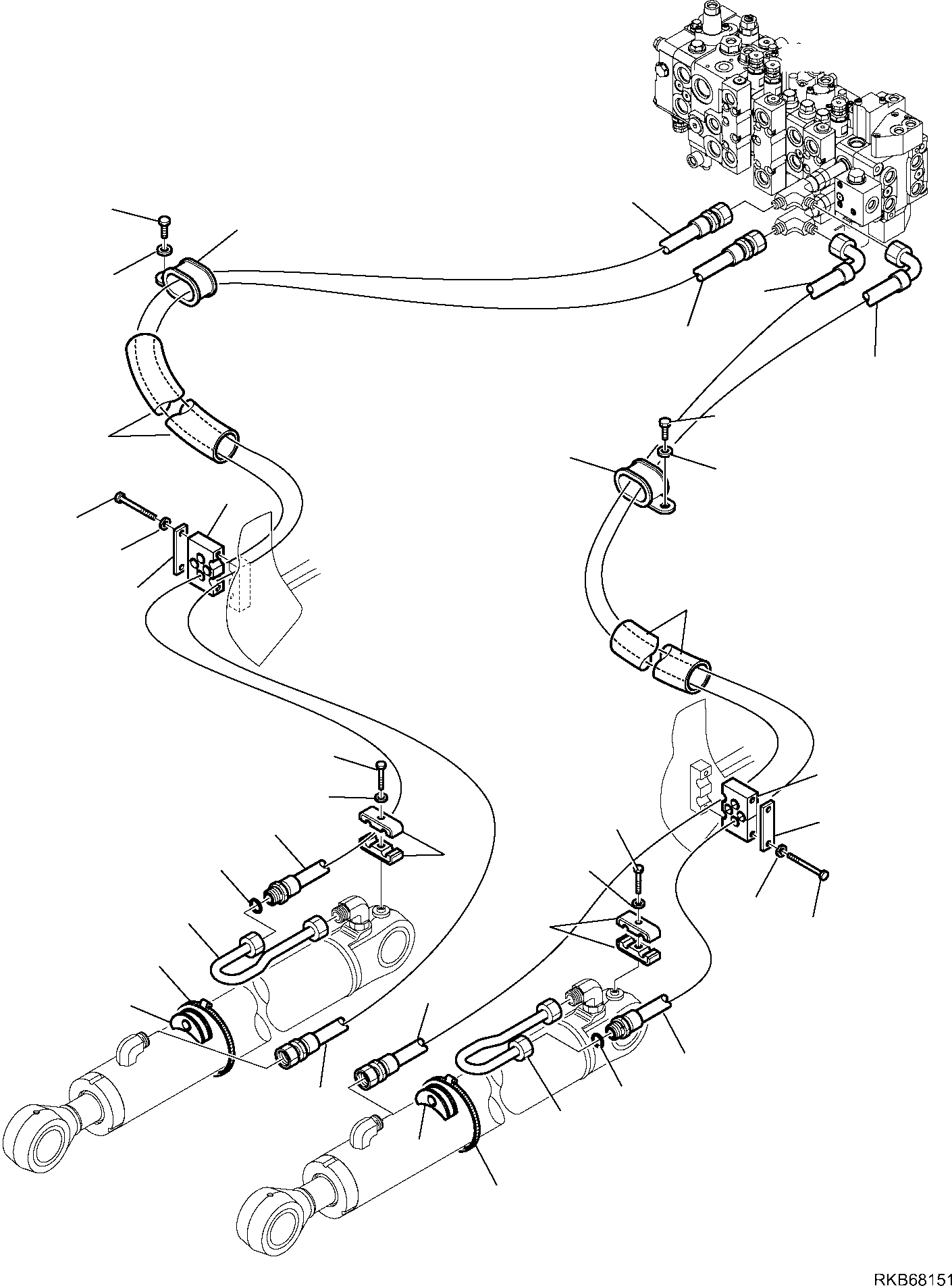 Part 109. HYDRAULIC PIPING (SHOVEL LIFTING CYLINDER) [6600]