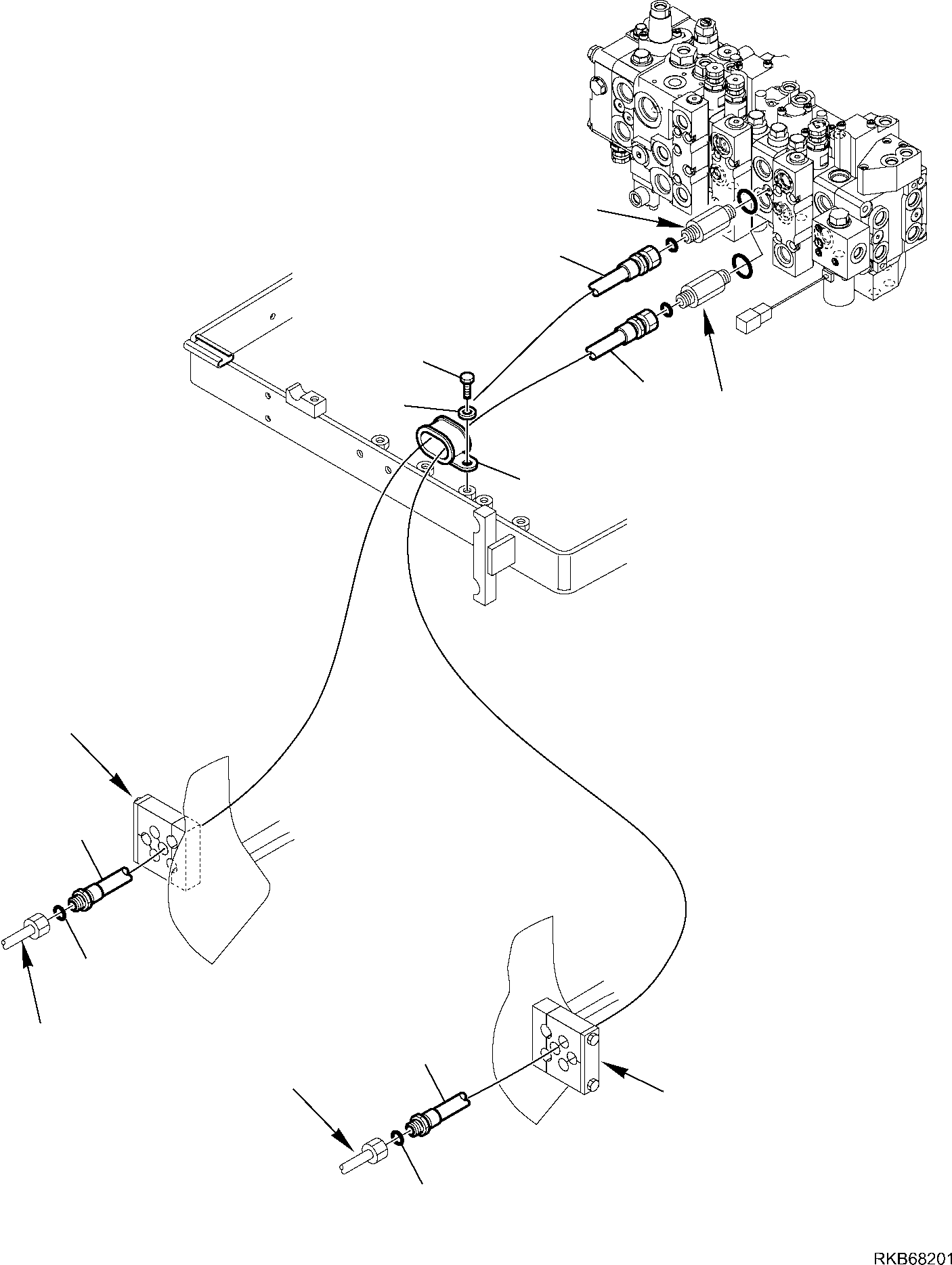 Part 116. HYDRAULIC PIPING (BUCKET 4 IN 1 CYLINDER LINE) (1/3) [6630]