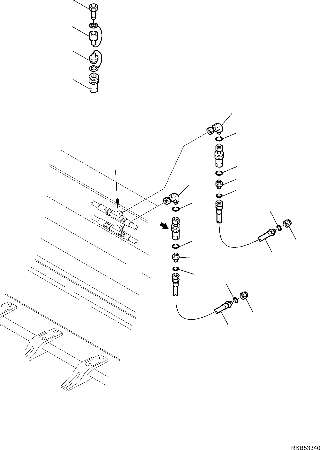 Part 120. HYDRAULIC PIPING (BUCKET 4 IN 1 LINE) (FAST COUPLING) (3/3) [6645]