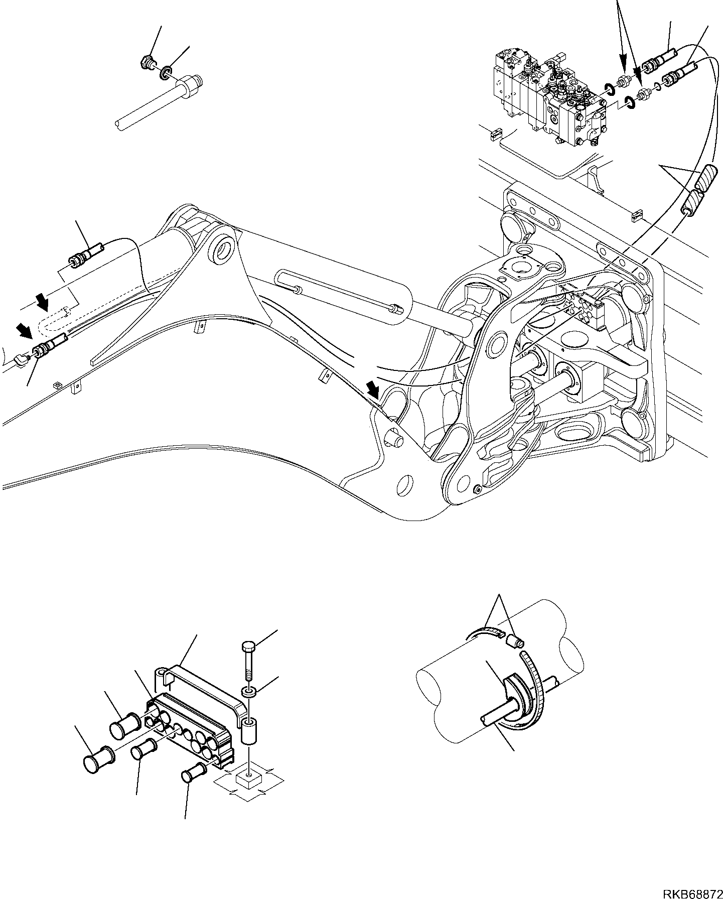 Part 131. HYDRAULIC PIPING (ARM LINE) [6730]