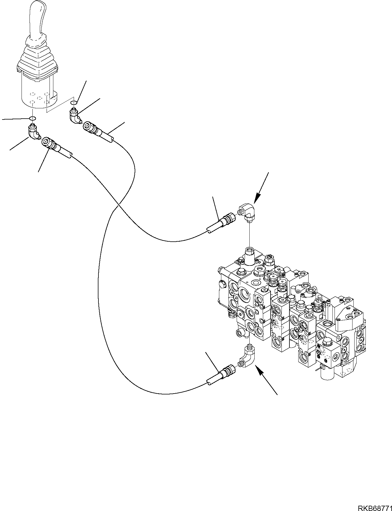 Part 133. HYDRAULIC PIPING (SERVOCONTROL LINE) (ARM LINE) [6736]