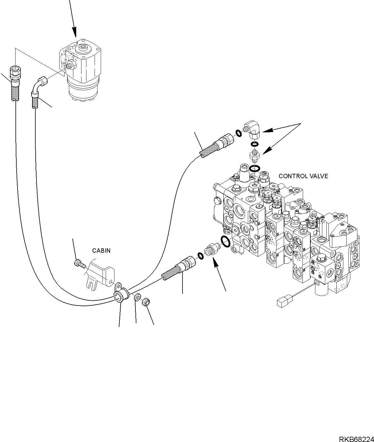 Part 116. HYDRAULIC PIPING (STEERING LINE) (2/4) [6502]