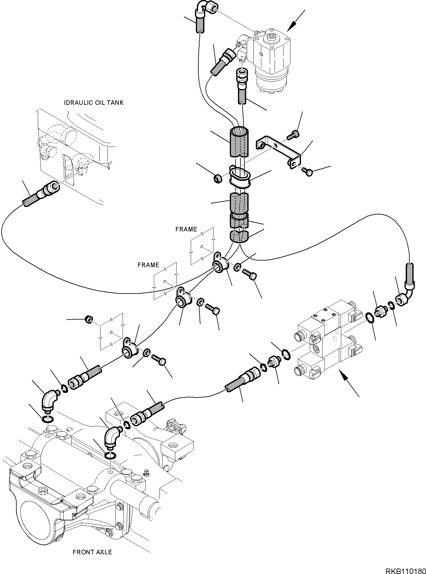 Part 118. HYDRAULIC PIPING (STEERING LINE) (3/4) [6506]