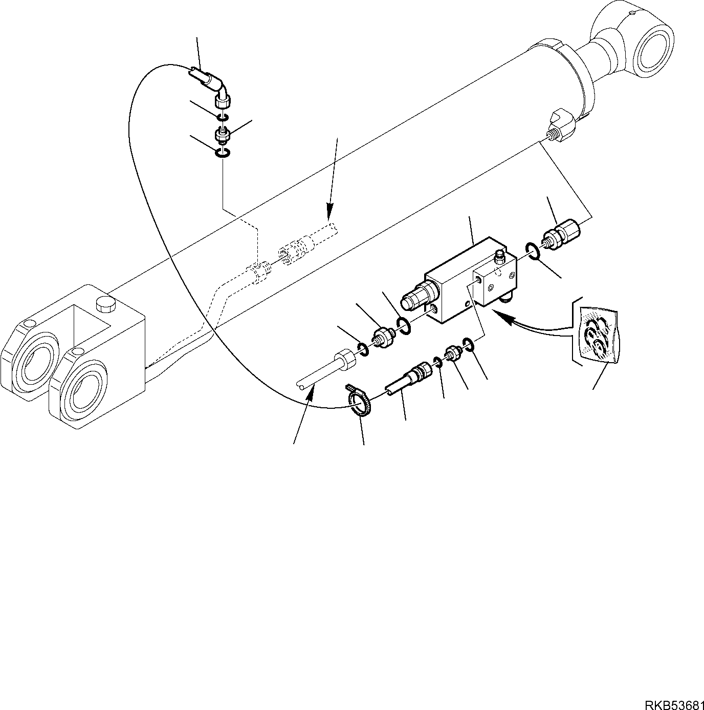 Part 148. HYDRAULIC PIPING (BOOM LINE) (SAFETY VALVE) (2/2) [6728]