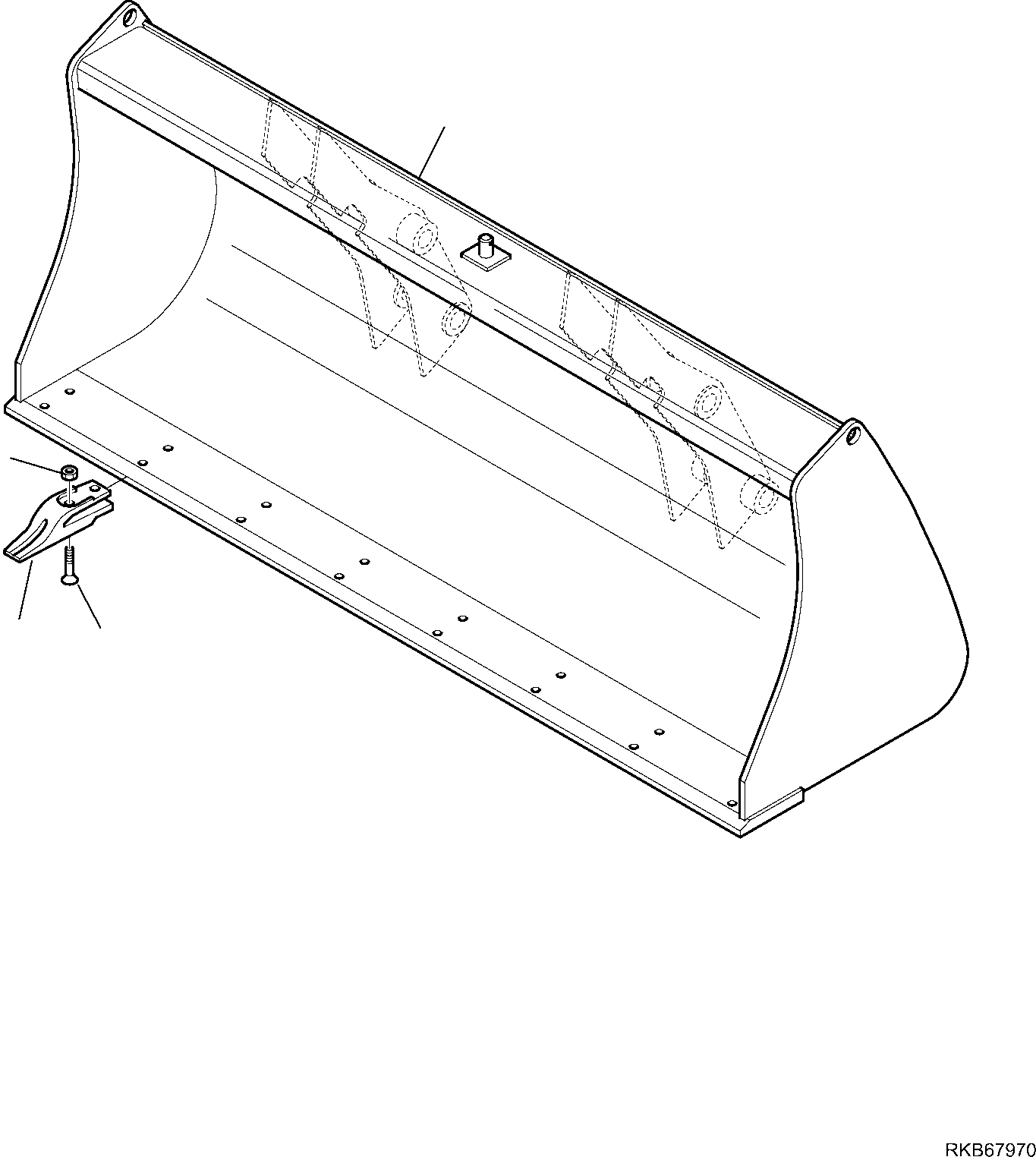 Part 7. BUCKET (L=2420 mm) (TUV) [7035]