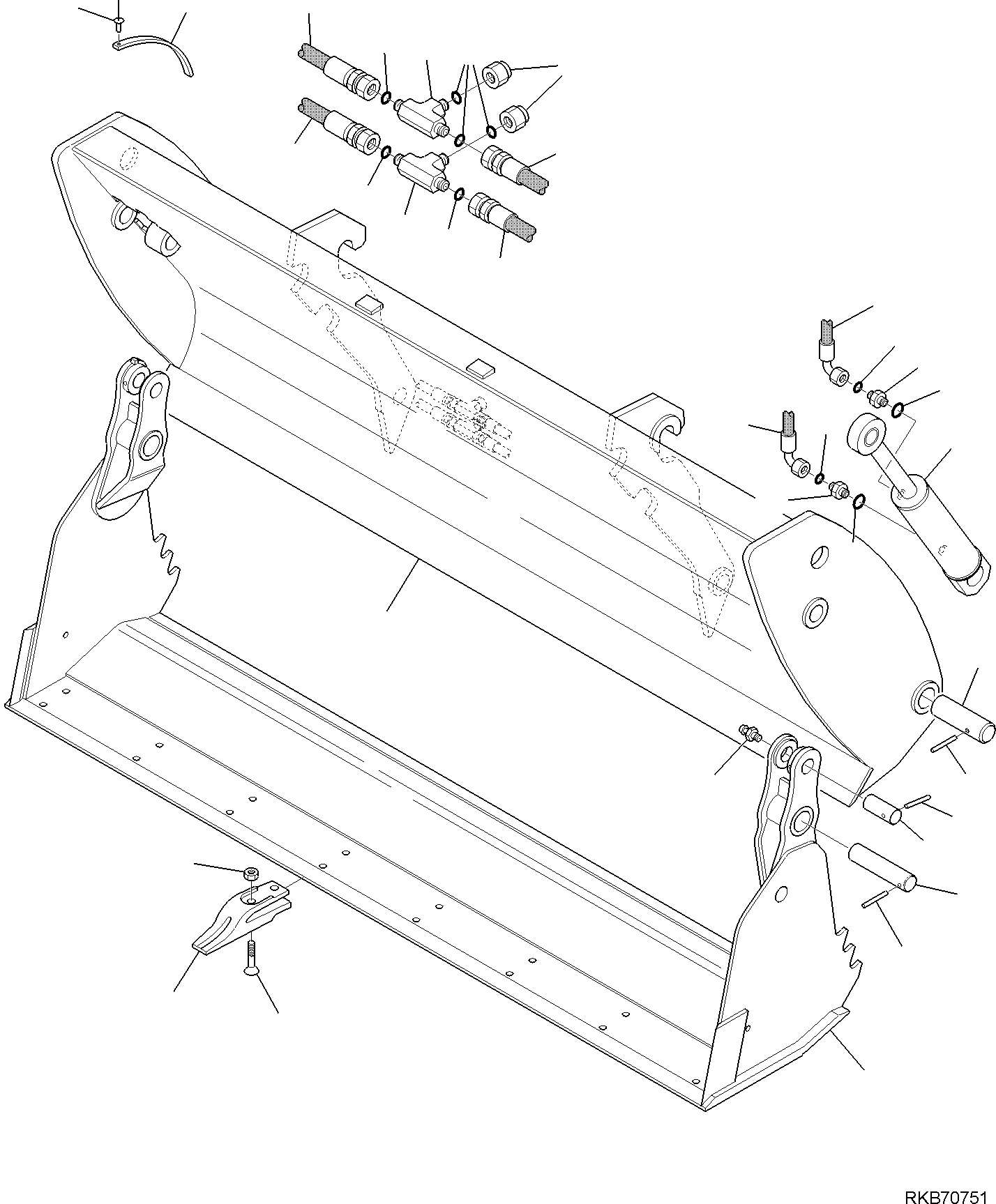 Part 18. BUCKET 4 IN 1 (FOR QUICK COUPLING) [7080]