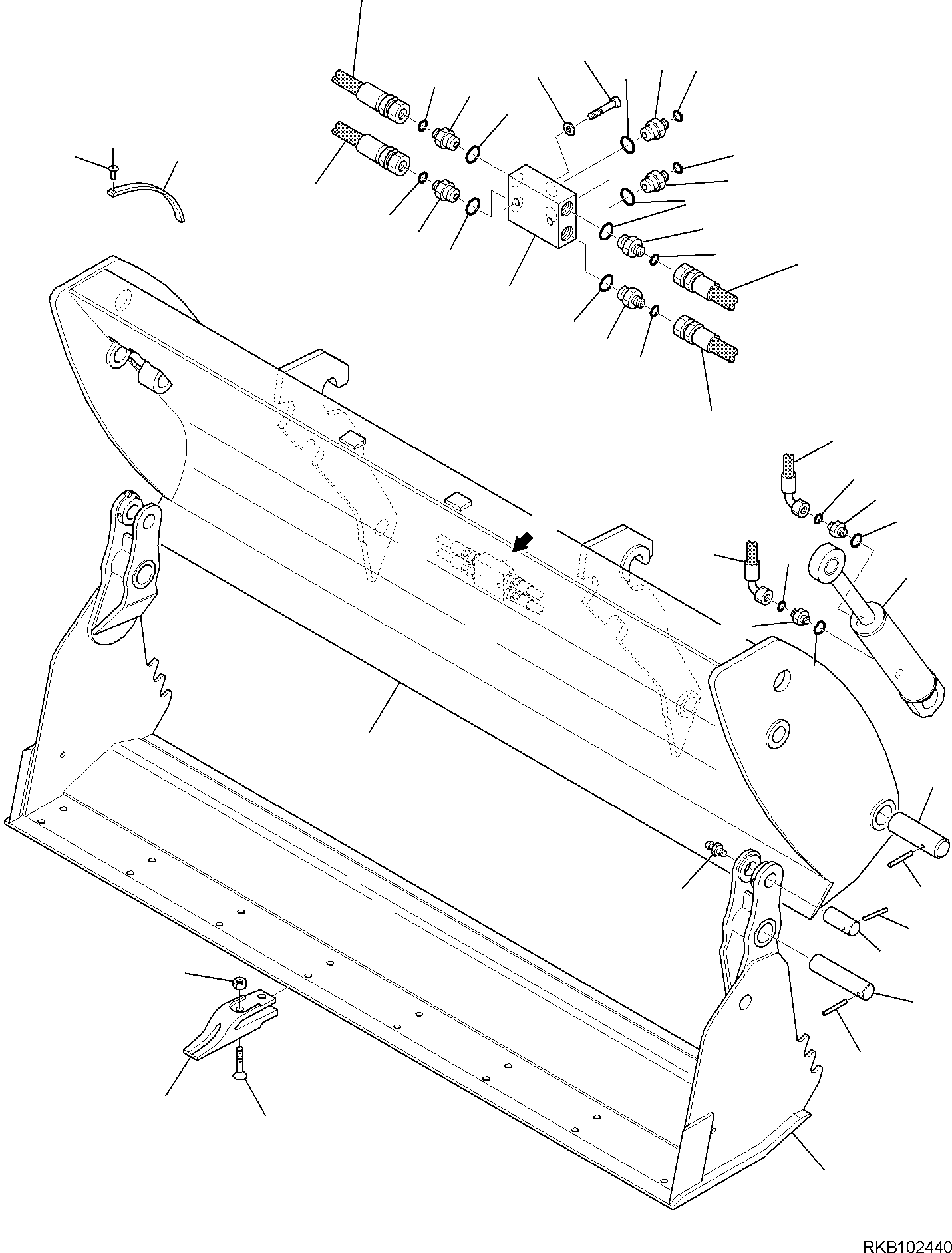 Part 22. BUCKET 4 IN 1 (FOR QUICK COUPLING) (TUV) [7087]