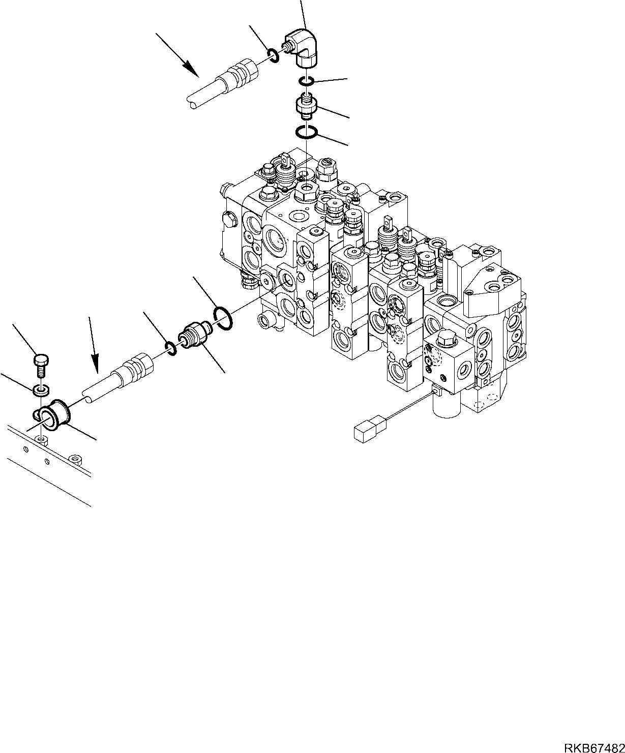 Part 54. HYDRAULIC PIPING (STEERING LINE) (1/4) [6500]