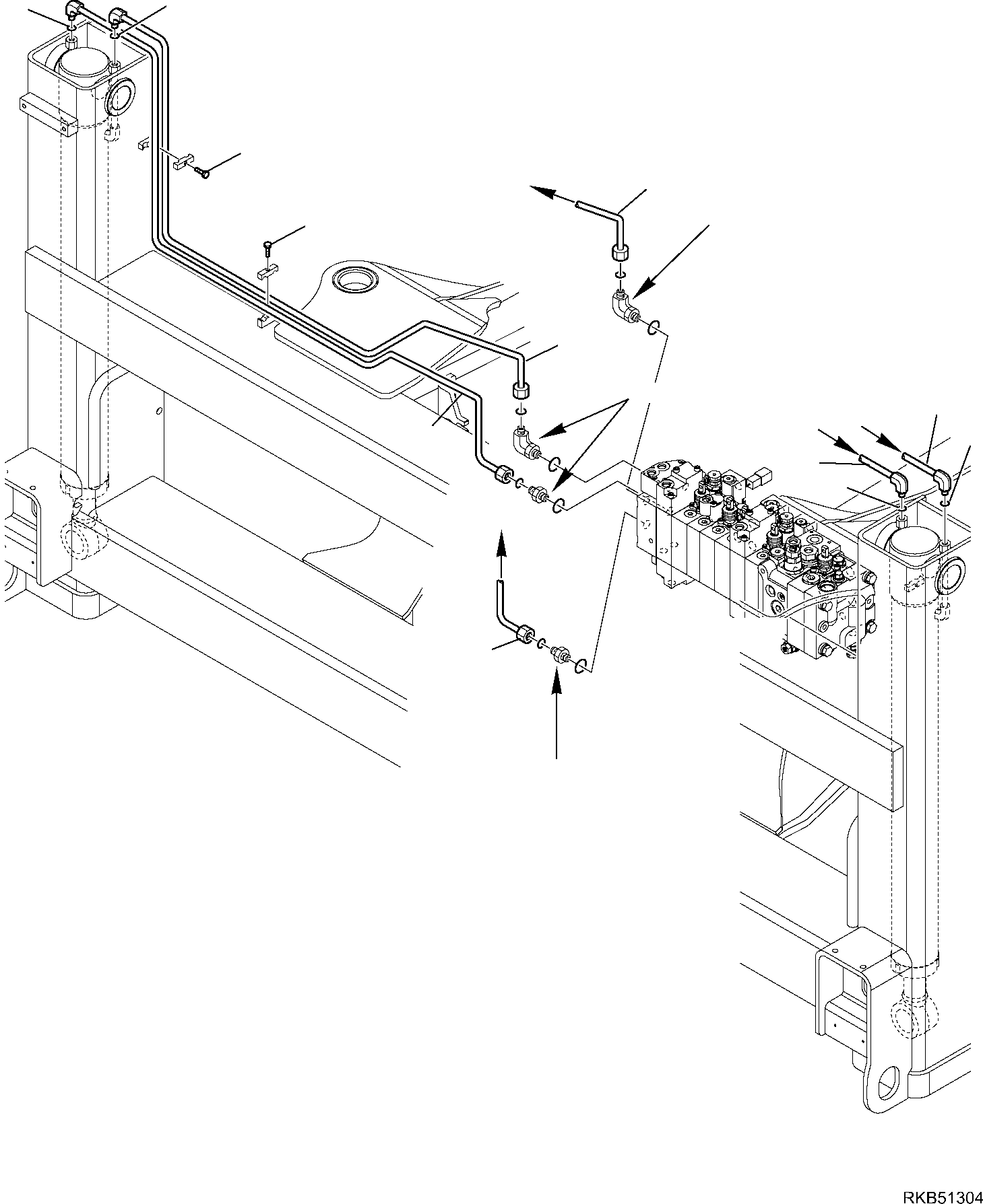 Part 76. HYDRAULIC PIPING (OUTRIGGER CYLINDER LINE) [6810]