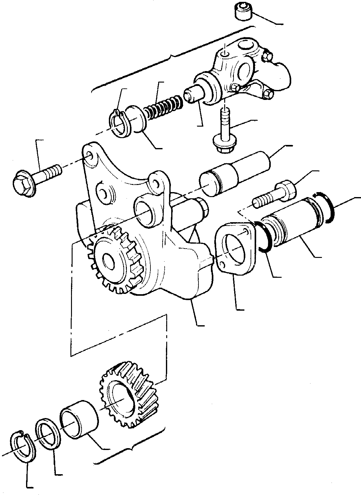 Part 23. LUBRICATING OIL PUMP AND DELIVERY HOUSING (ASPIRATED ENGINE) [0301]