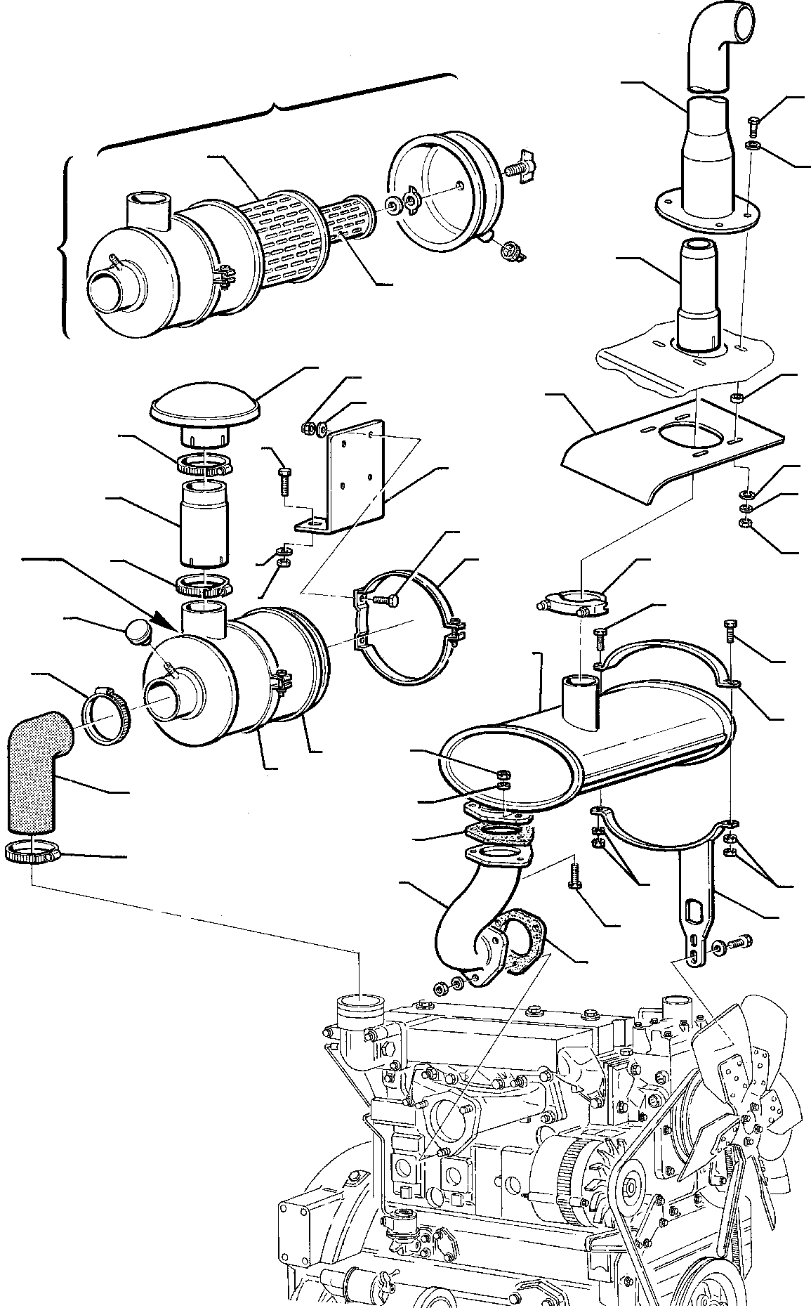 Part 4. AIR CLEANER, MUFFLER AND RADIATOR (ASPIRATED ENGINE) [1111]