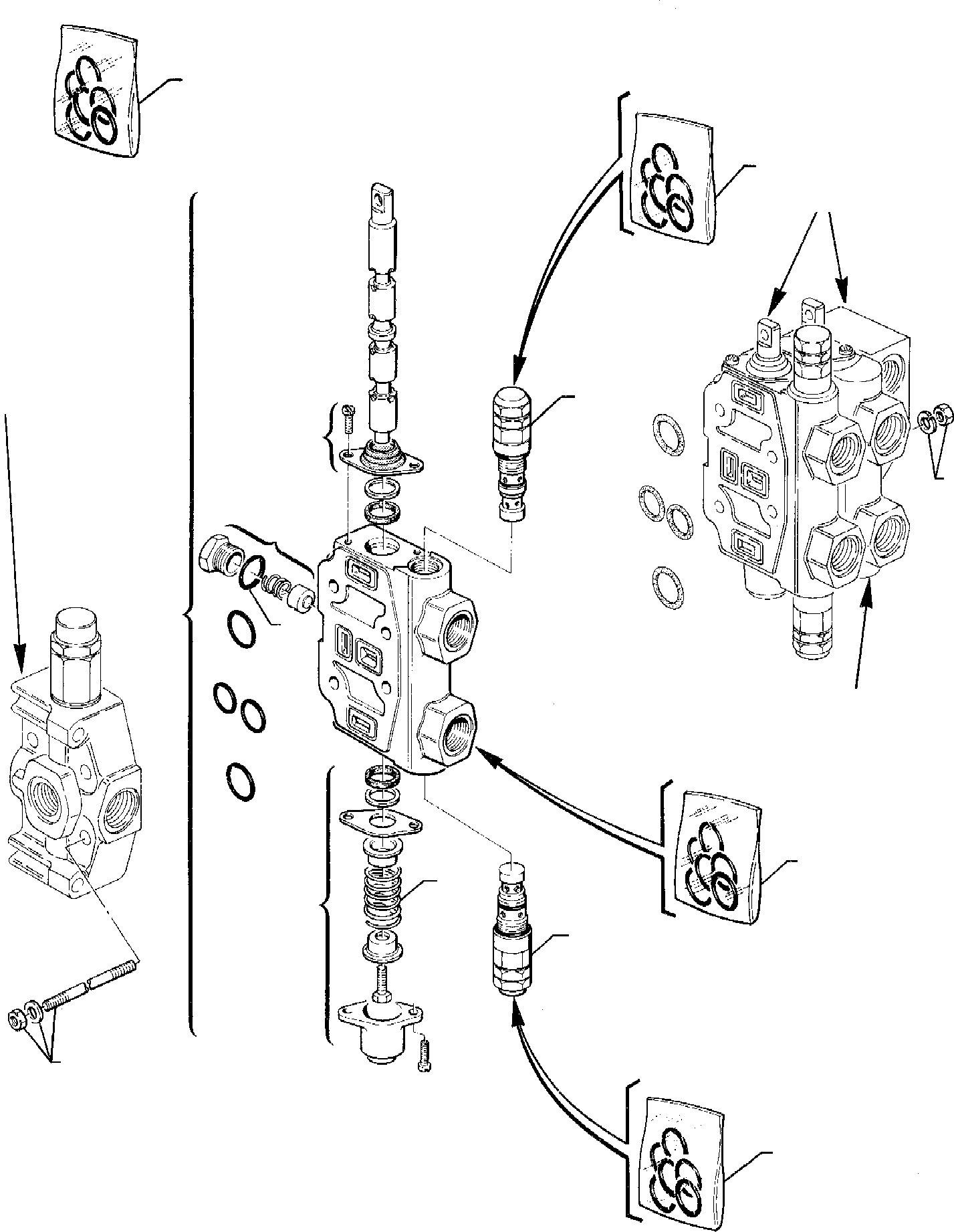 Part 6. SHOVEL CONTROL VALVE (FOR BUCKET - 4 IN 1) [6210]