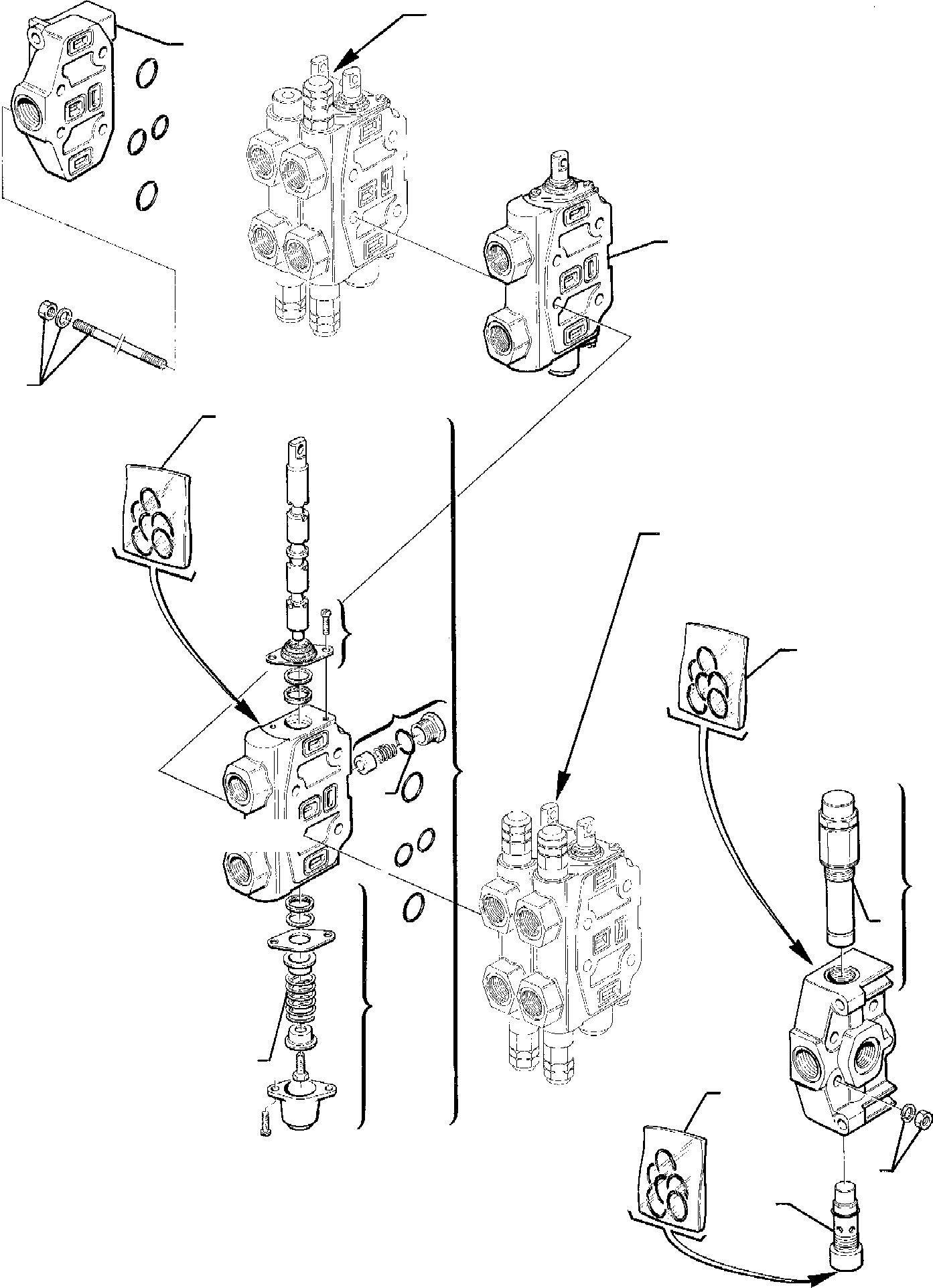 Part 7. BACKHOE CONTROL VALVE (1/3) [6250]