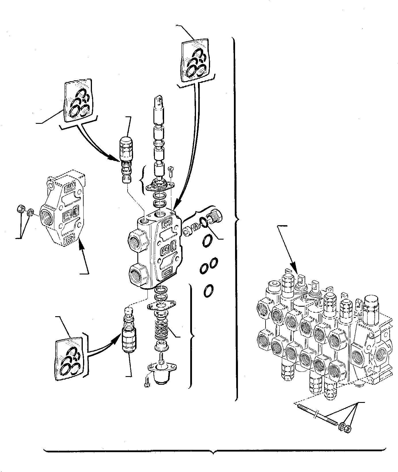 Part 12. BACKHOE CONTROL VALVE (FOR JIG ARM) [6270]