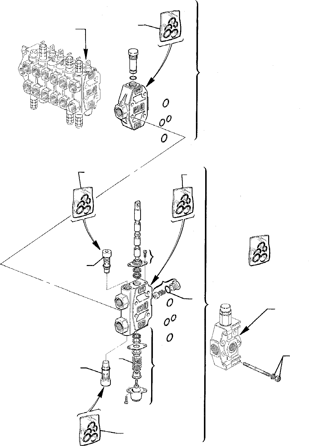 Part 13. BACKHOE CONTROL VALVE (FOR JIG ARM) [6271]