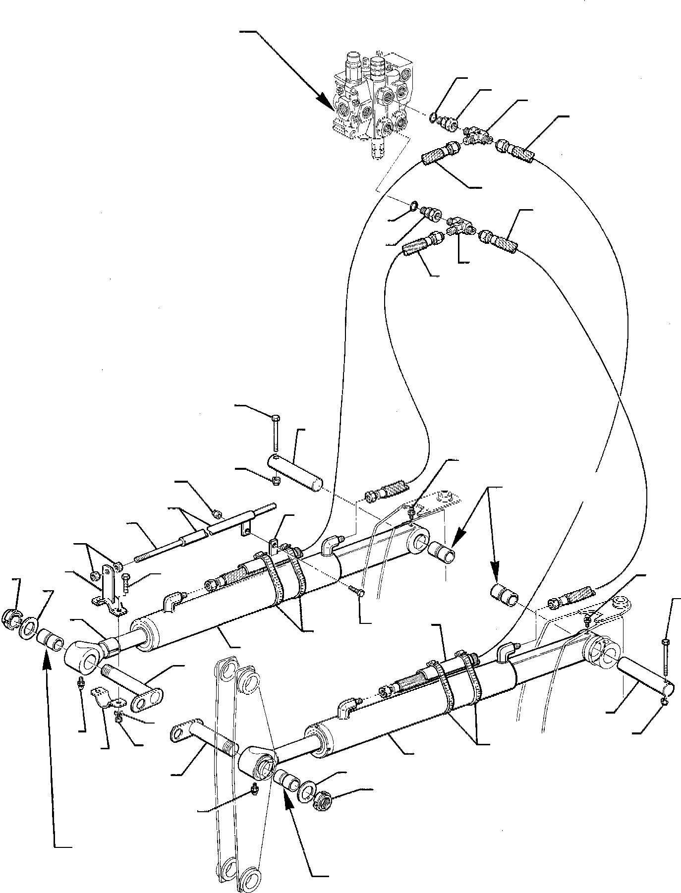 Part 22. HYDRAULIC PIPING (SHOVEL TIPPING CYLINDER LINE) [6610]