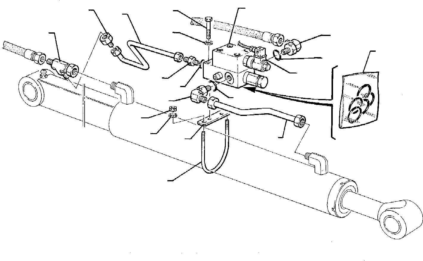 Part 23. HYDRALIC PIPING (SHOVEL TIPPING CYLINDER LINE) (SAFETY VALVE) [6615]