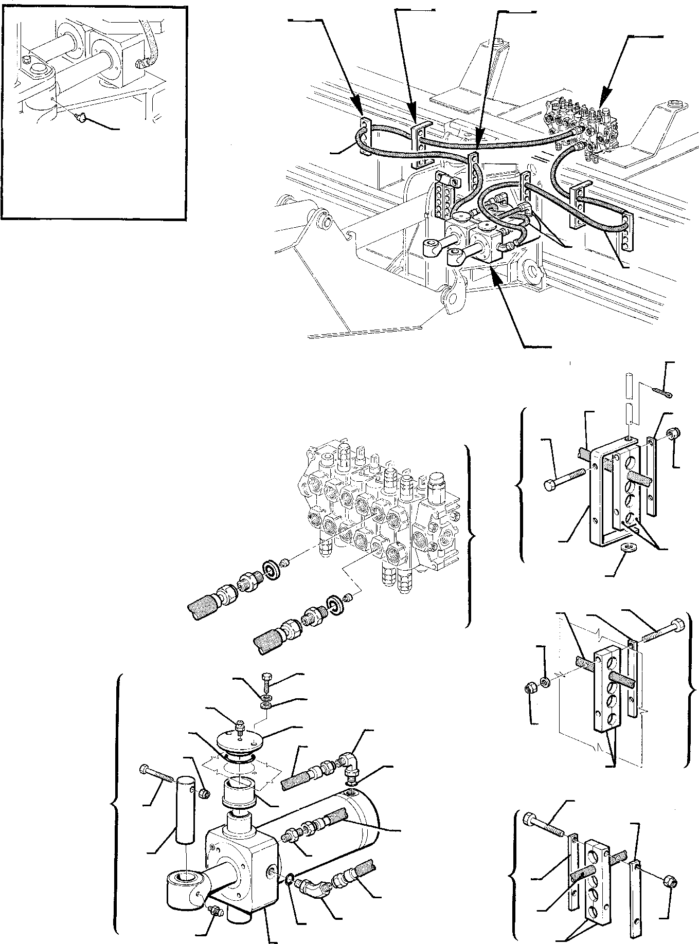 Part 28. HYDRAULIC PIPING (BOOM SWING CYLINDER LINE) [6700]