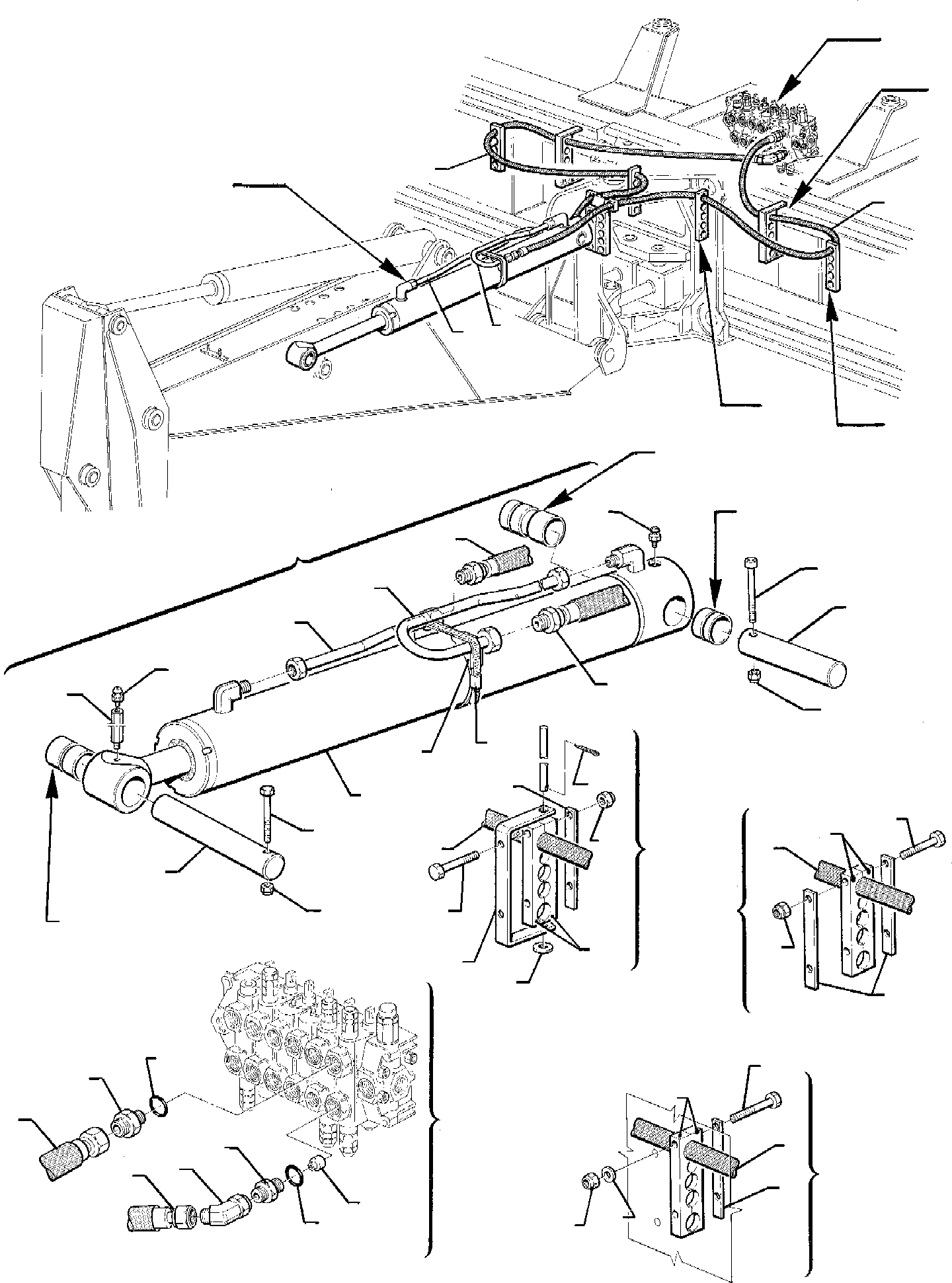 Part 31. HYDRAULIC PIPING (BOOM CYLINDER LINE) (PARALLEL TYPE) [6721]