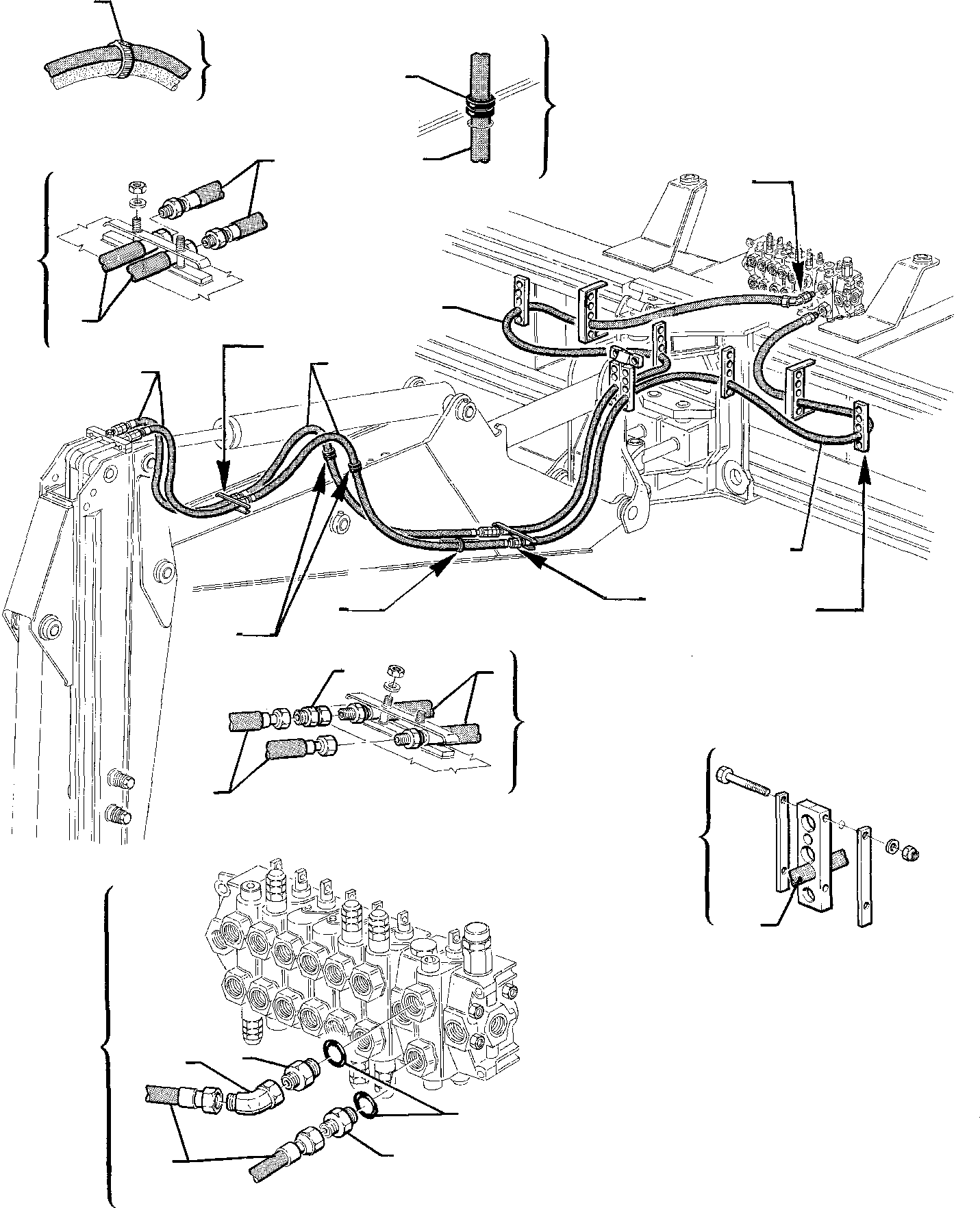 Part 50. HYDRAULIC PIPING (JIG ARM CYLIDNER LINE) [6831]