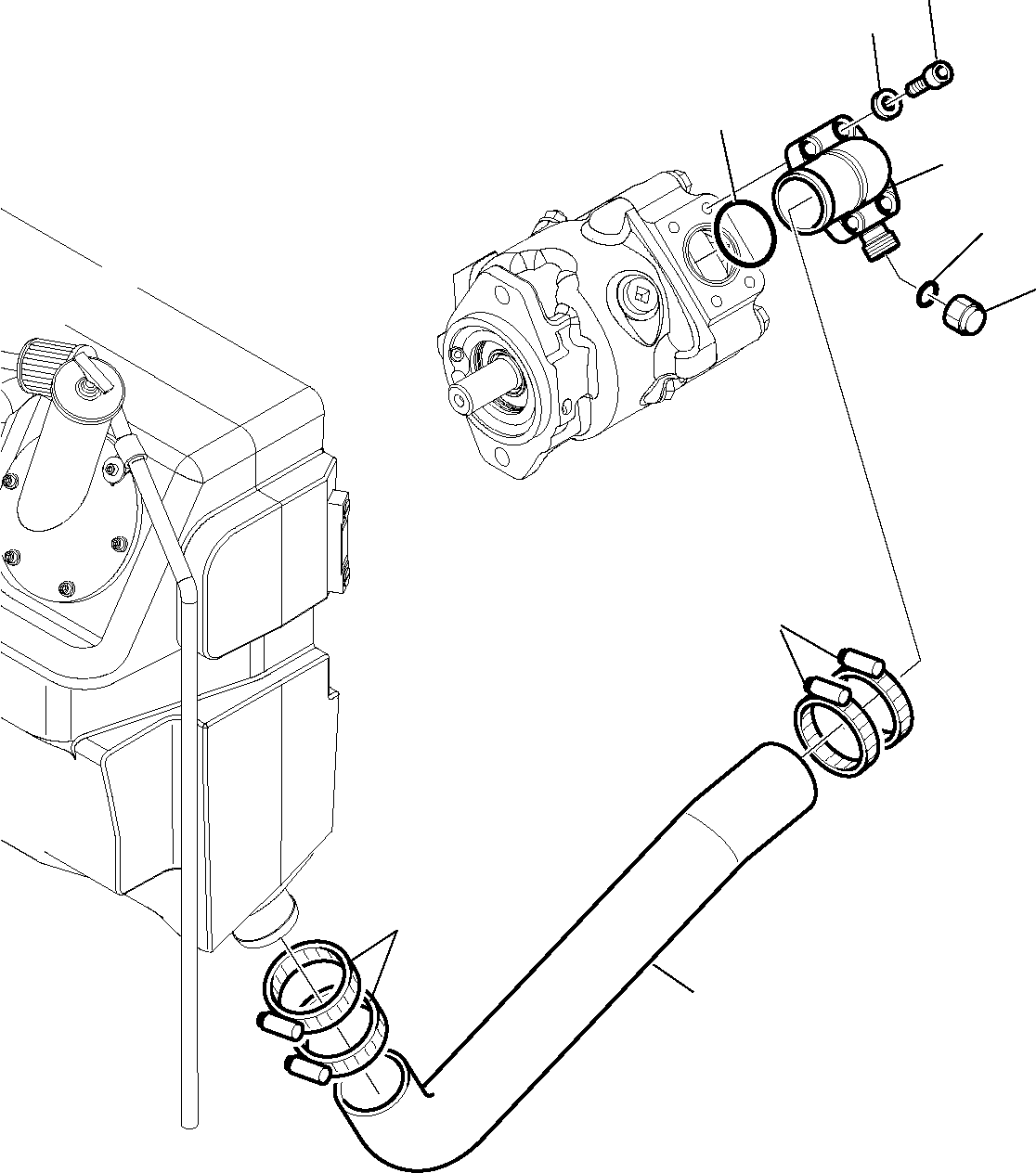 Part 6400. HYDRAULIC PIPING (SUCTION LINE) [6400]