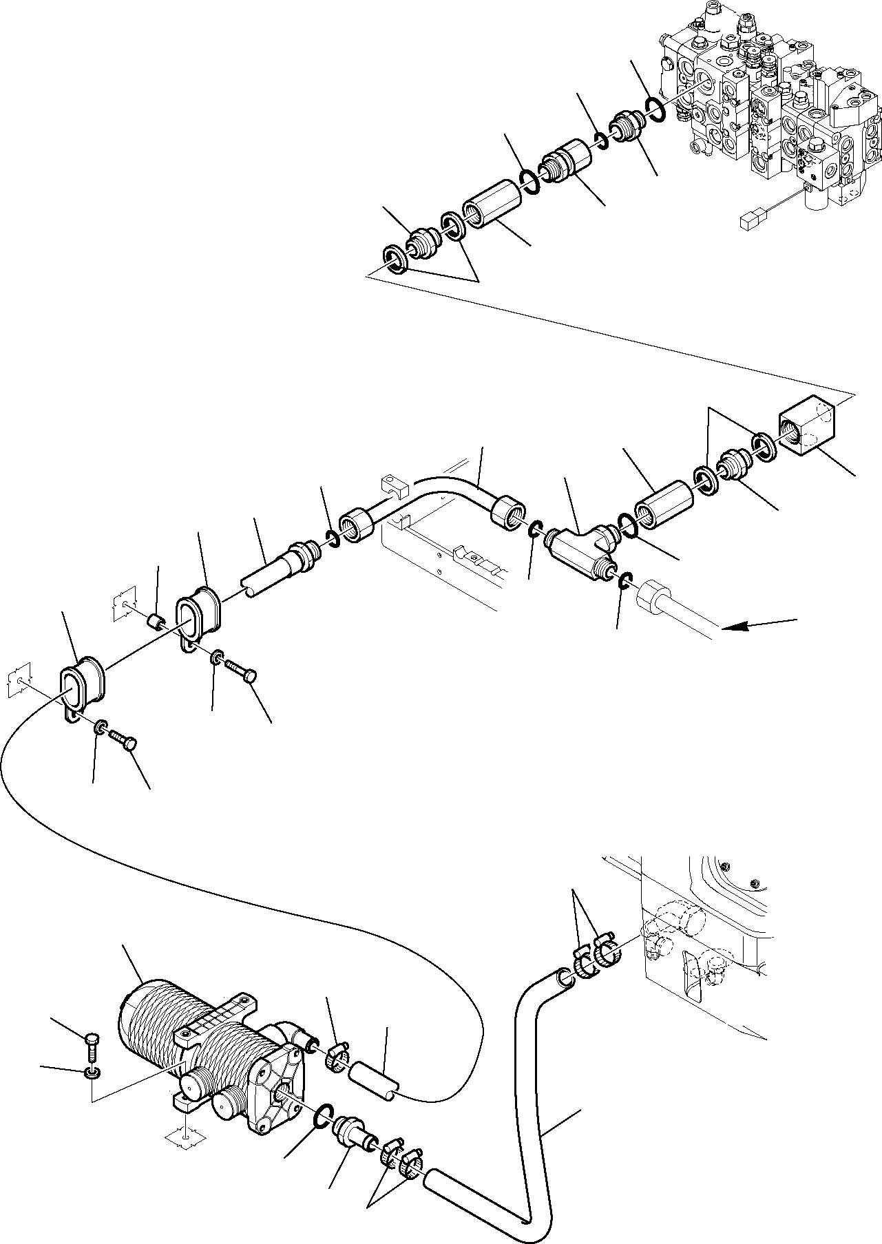 Part 6415. HYDRAULIC PIPING (RETURN LINE) (1/3) [6415]