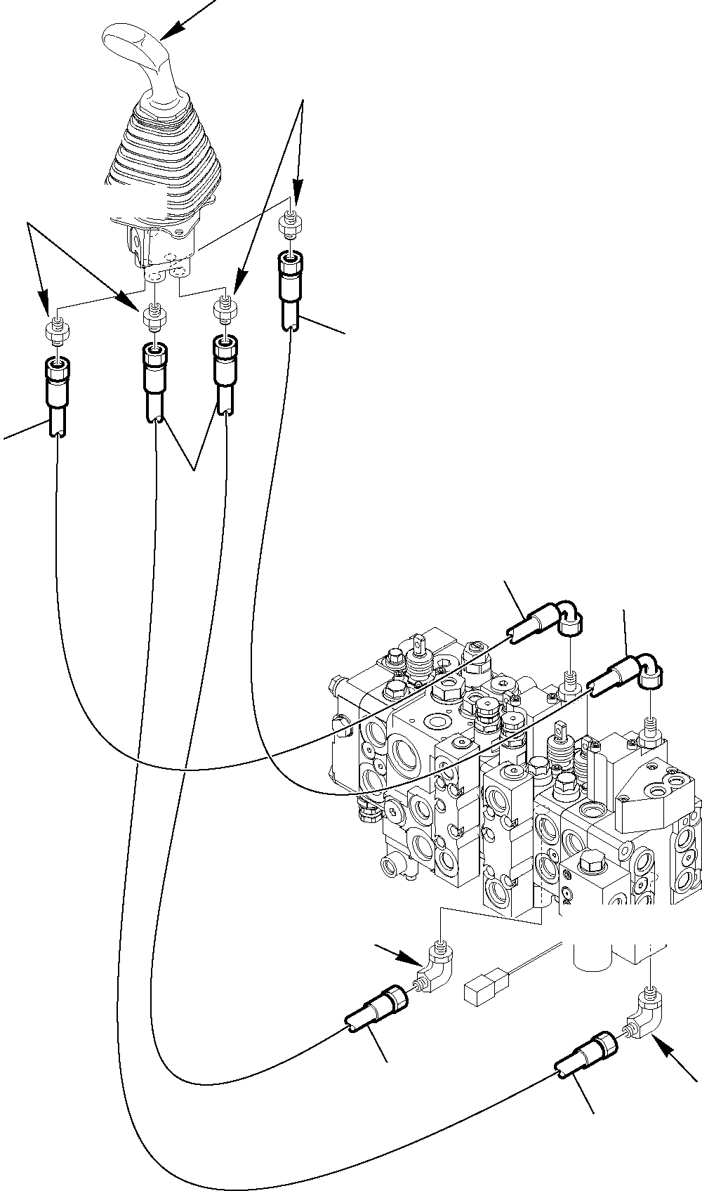 Part 6475. HYDRAULIC PIPING (SERVOCONTROL LINE) (SHOVEL BUCKET LIFTING AND TIPPING LINE) [6475]