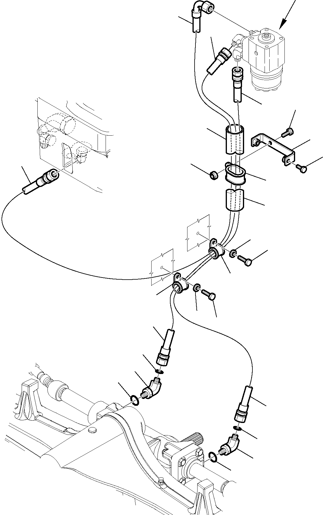 Part 6505. HYDRAULIC PIPING (STEERING LINE) (2/2) [6505]