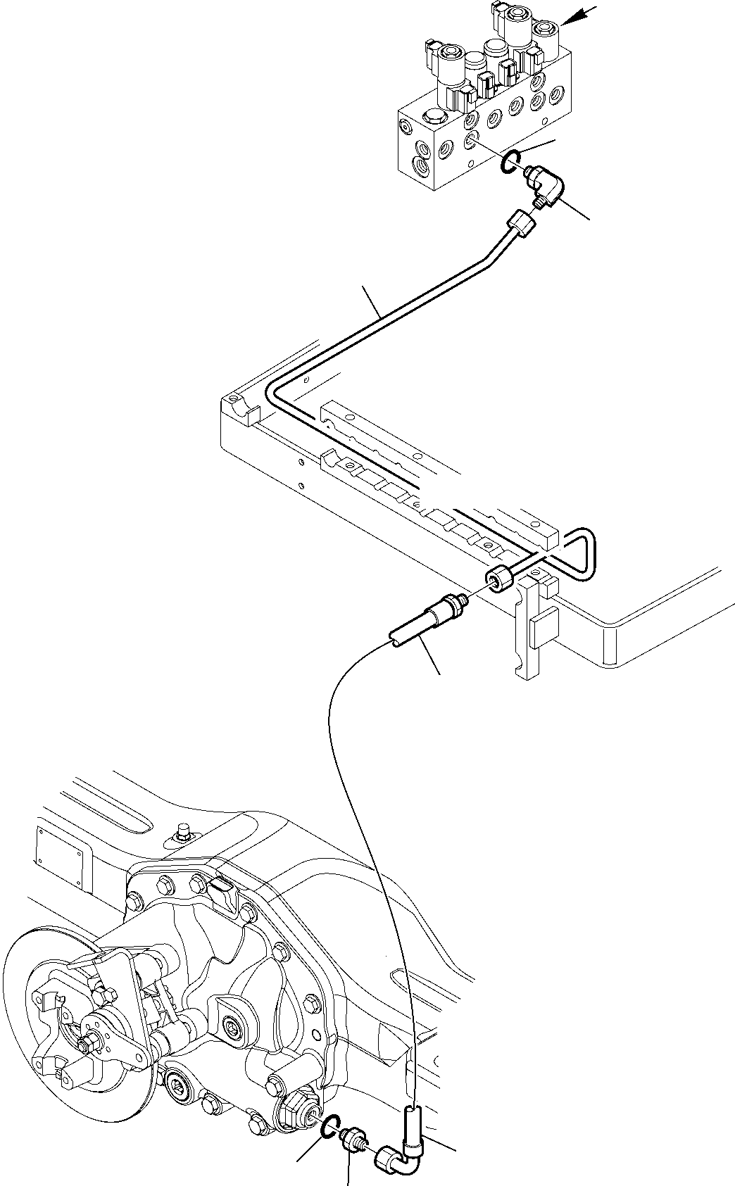 Part 6510. HYDRAULIC PIPING (REAR AXLE LOCKING CONTROL) [6510]