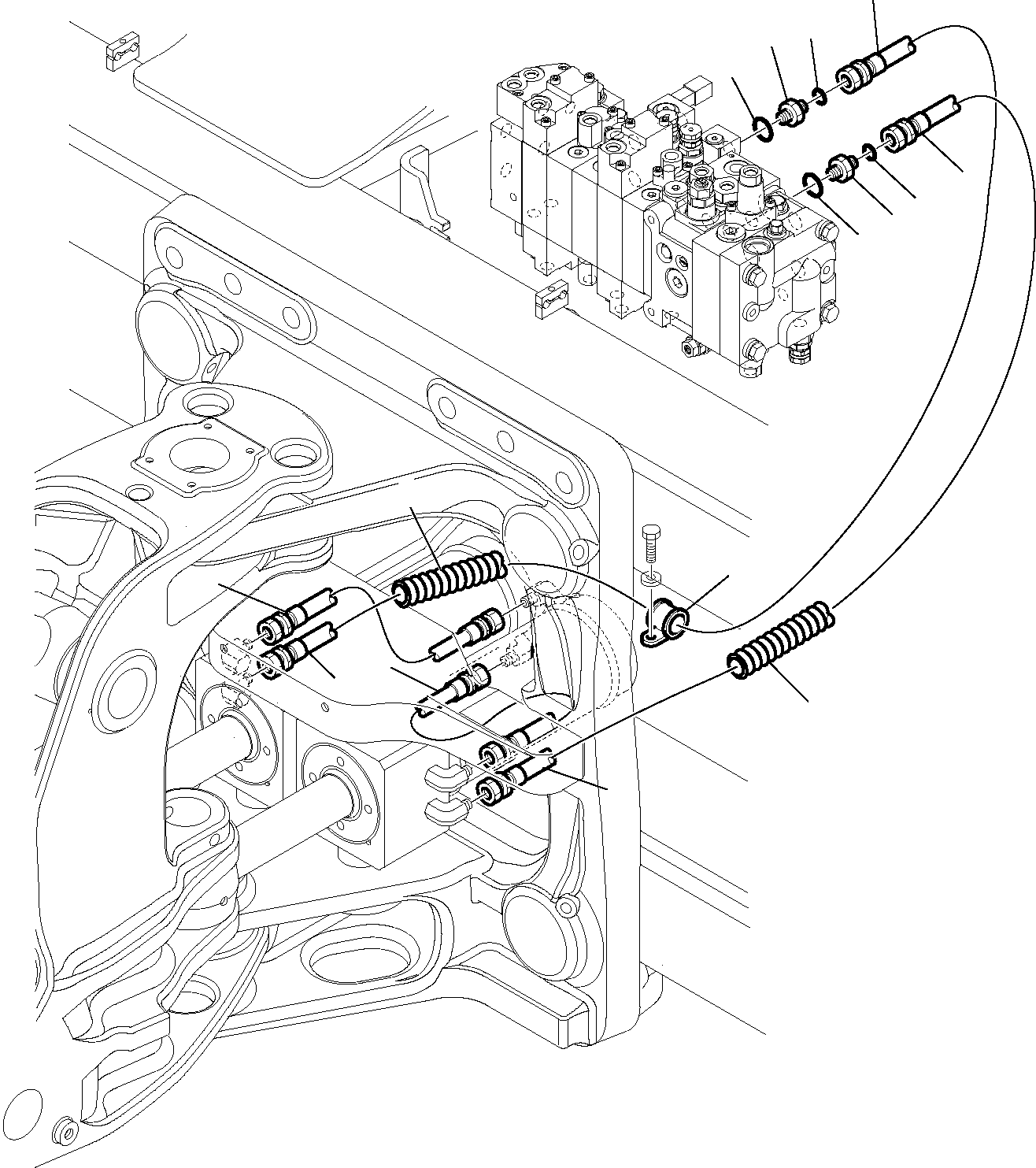 Part 6700. HYDRAULIC PIPING (BOOM CYLINDER LINE) [6700]