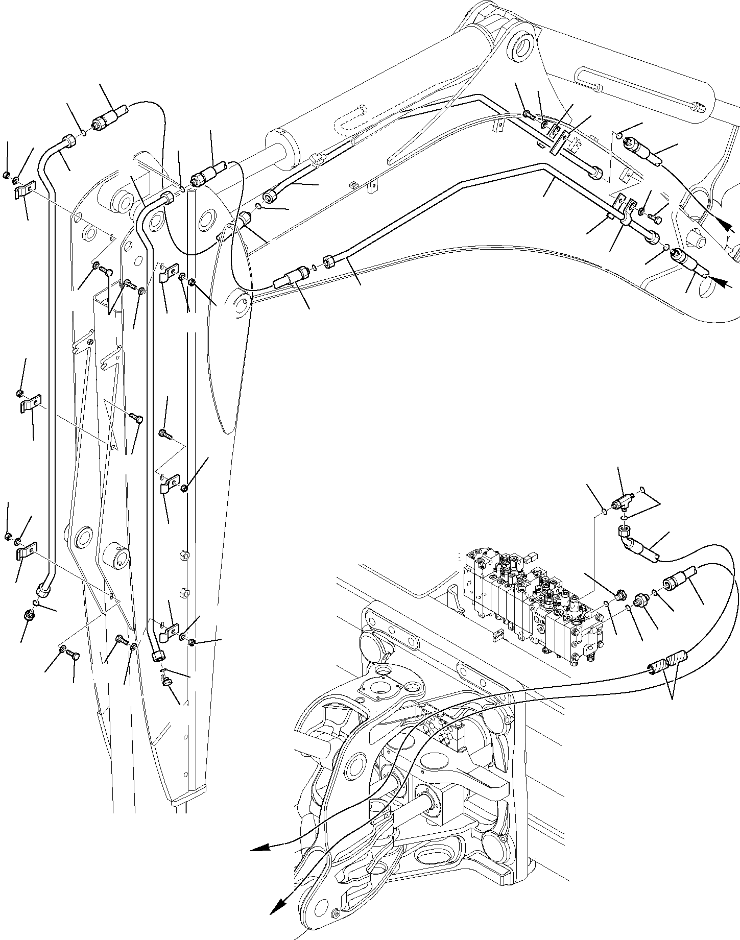 Part 6780. HYDRAULIC PIPING (HAMMER LINE) (WITH TELESCOPIC ARM) [6780]