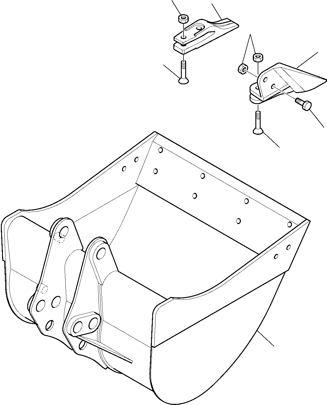 Part 7475. BUCKET (L=800 mm) [7475]