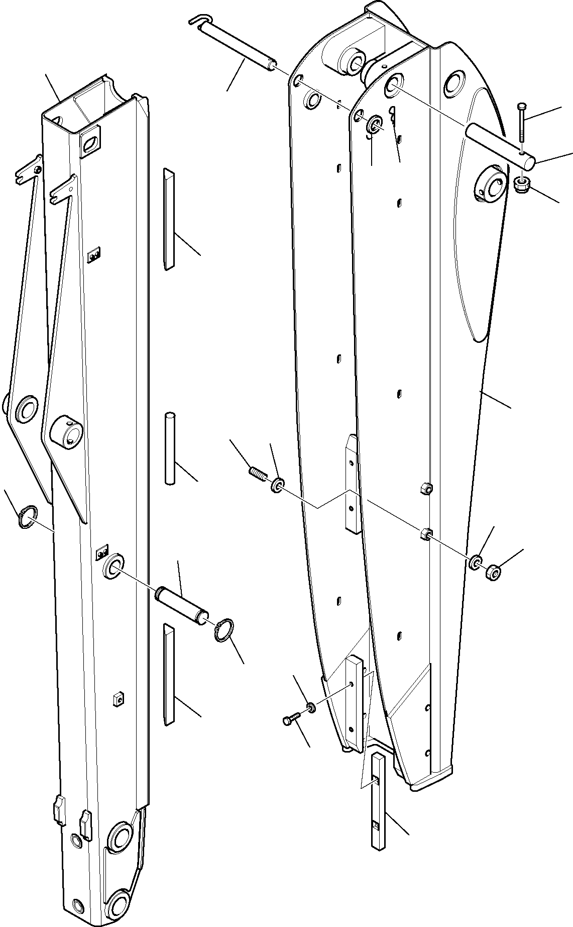 Part 7504. TELESCOPIC ARM (WITH CUTTING AND ROTATING BUCKET) (1/2) [7504]