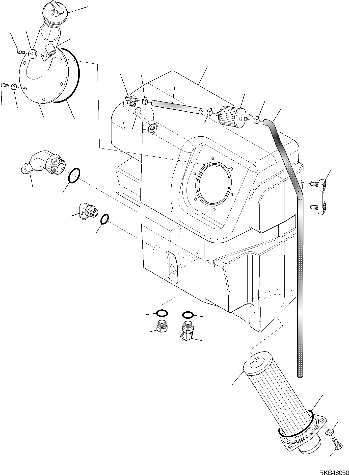 Part 1. HYDRAULIC OIL TANK [6000]