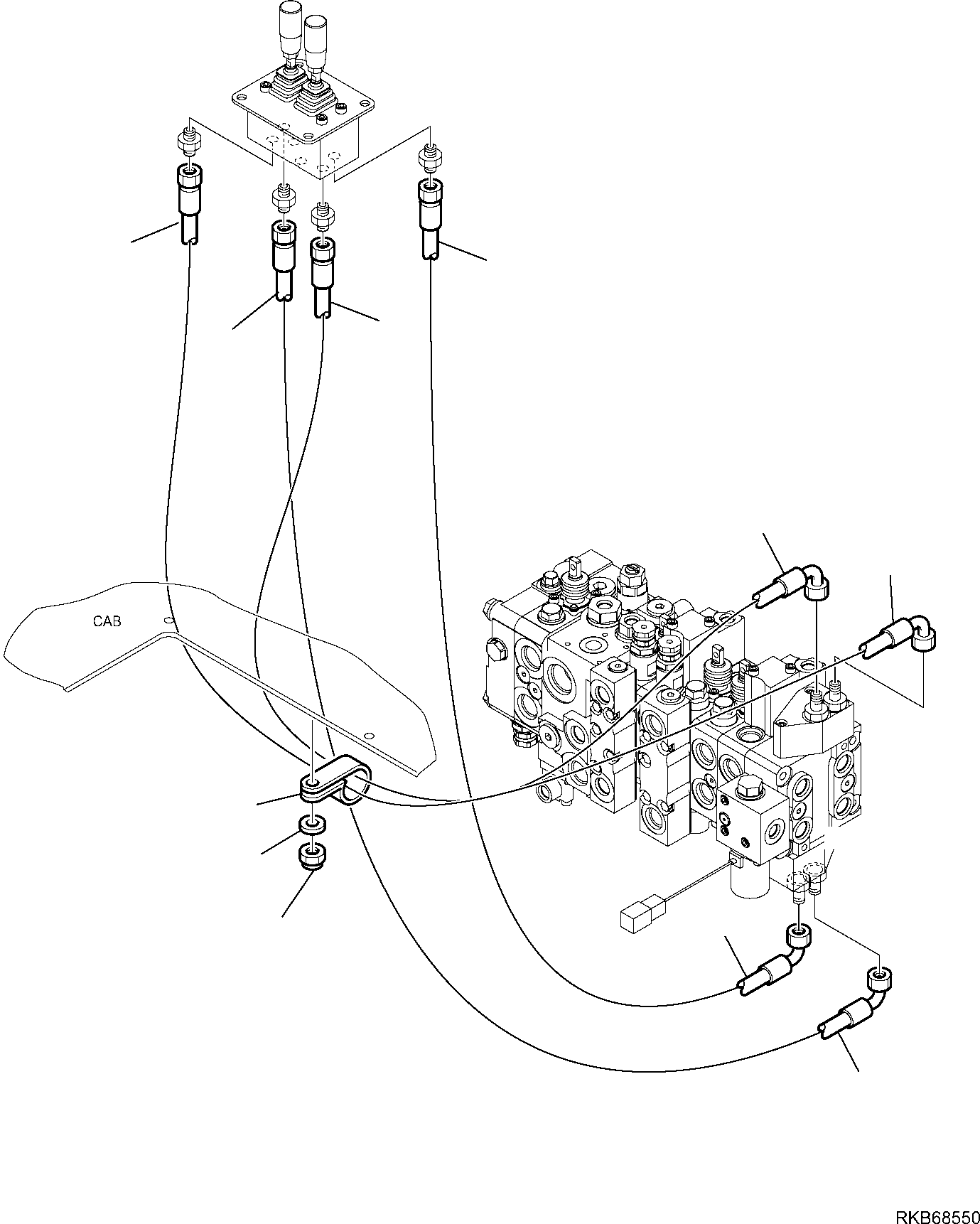 Part 80. HYDRAULIC PIPING (SERVOCONTROL LINE) (OUTRIGGERS) [6495]