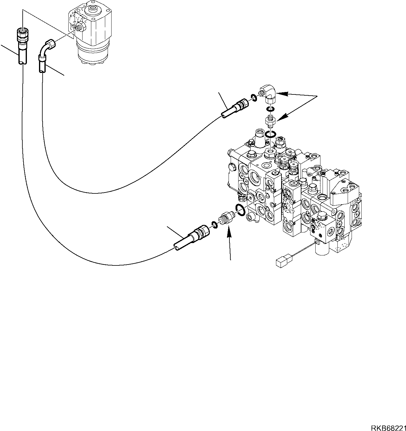 Part 82. HYDRAULIC PIPING (STEERING LINE) (2/3) [6502]