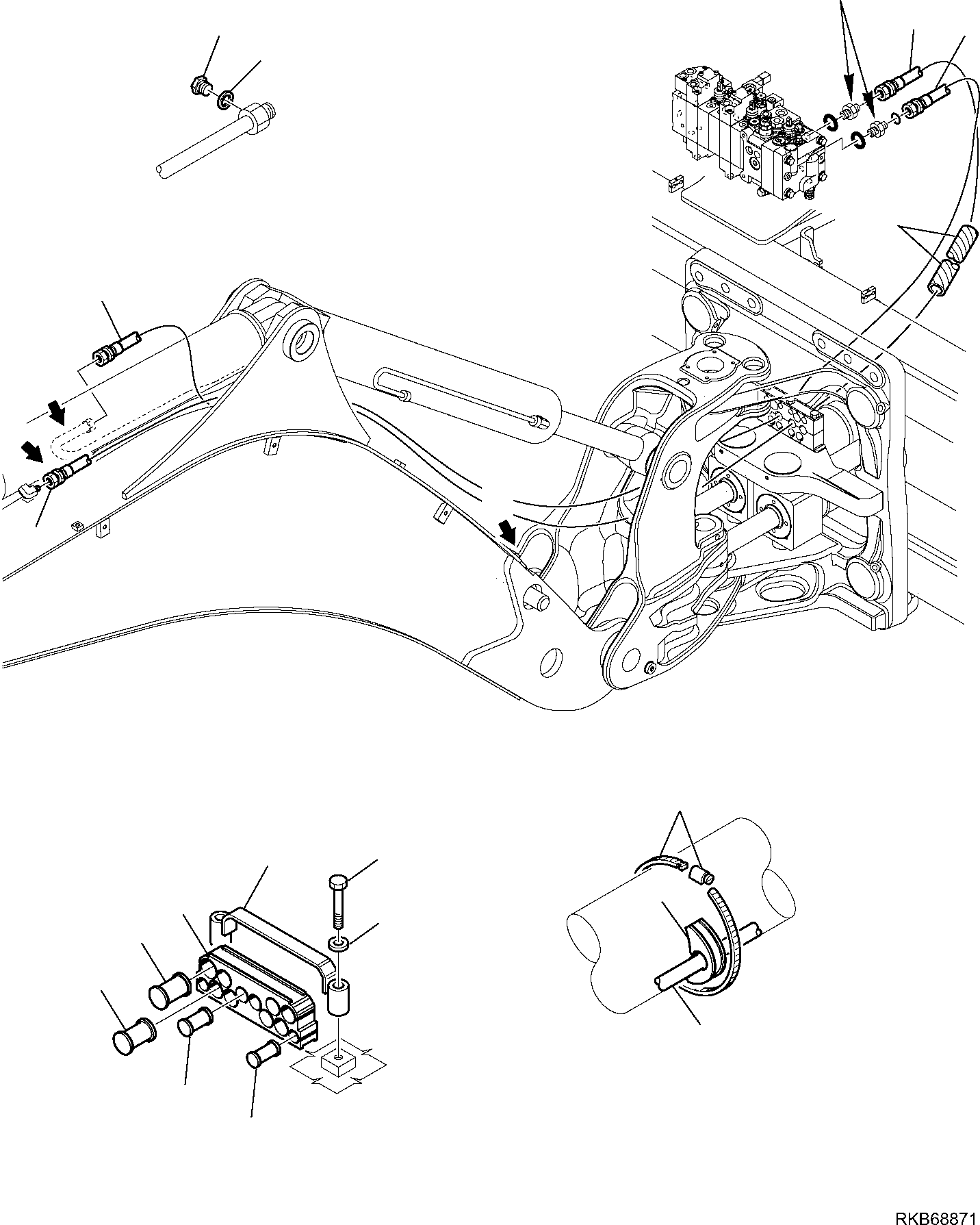 Part 109. HYDRAULIC PIPING (ARM LINE) [6730]