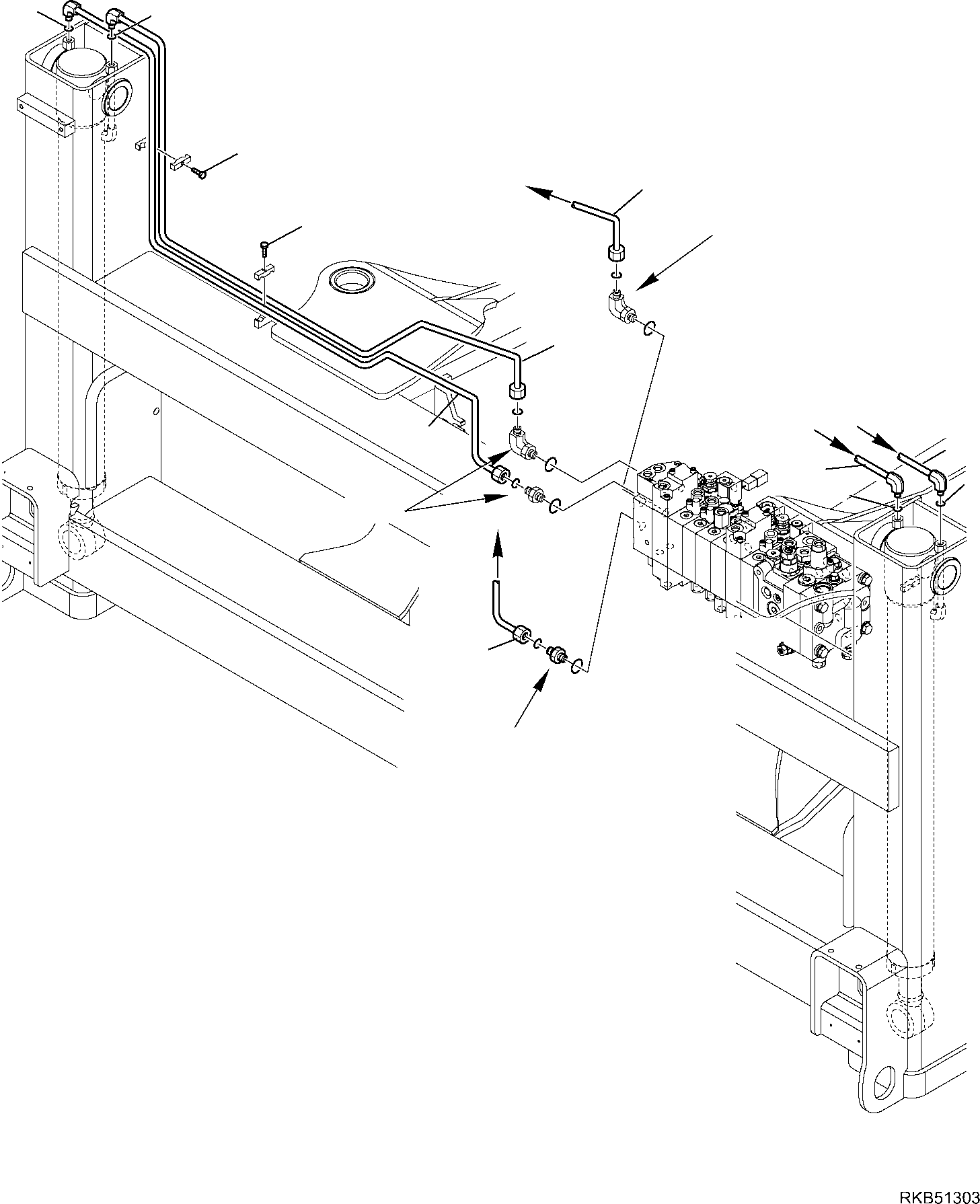 Part 134. HYDRAULIC PIPING (OUTRIGGER LINE) [6810]