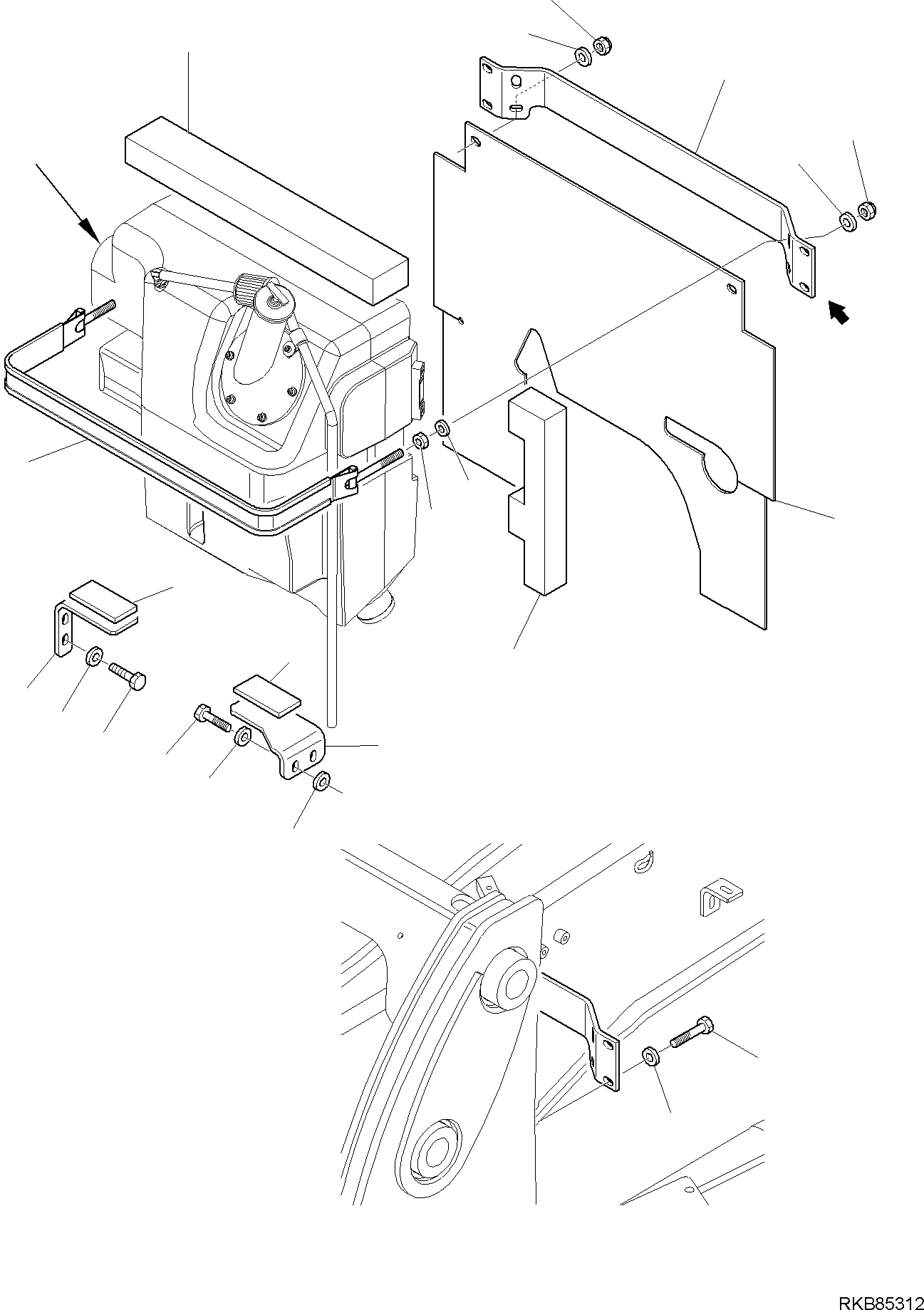 Part 2. HYDRAULIC OIL TANK FIXING [6010]