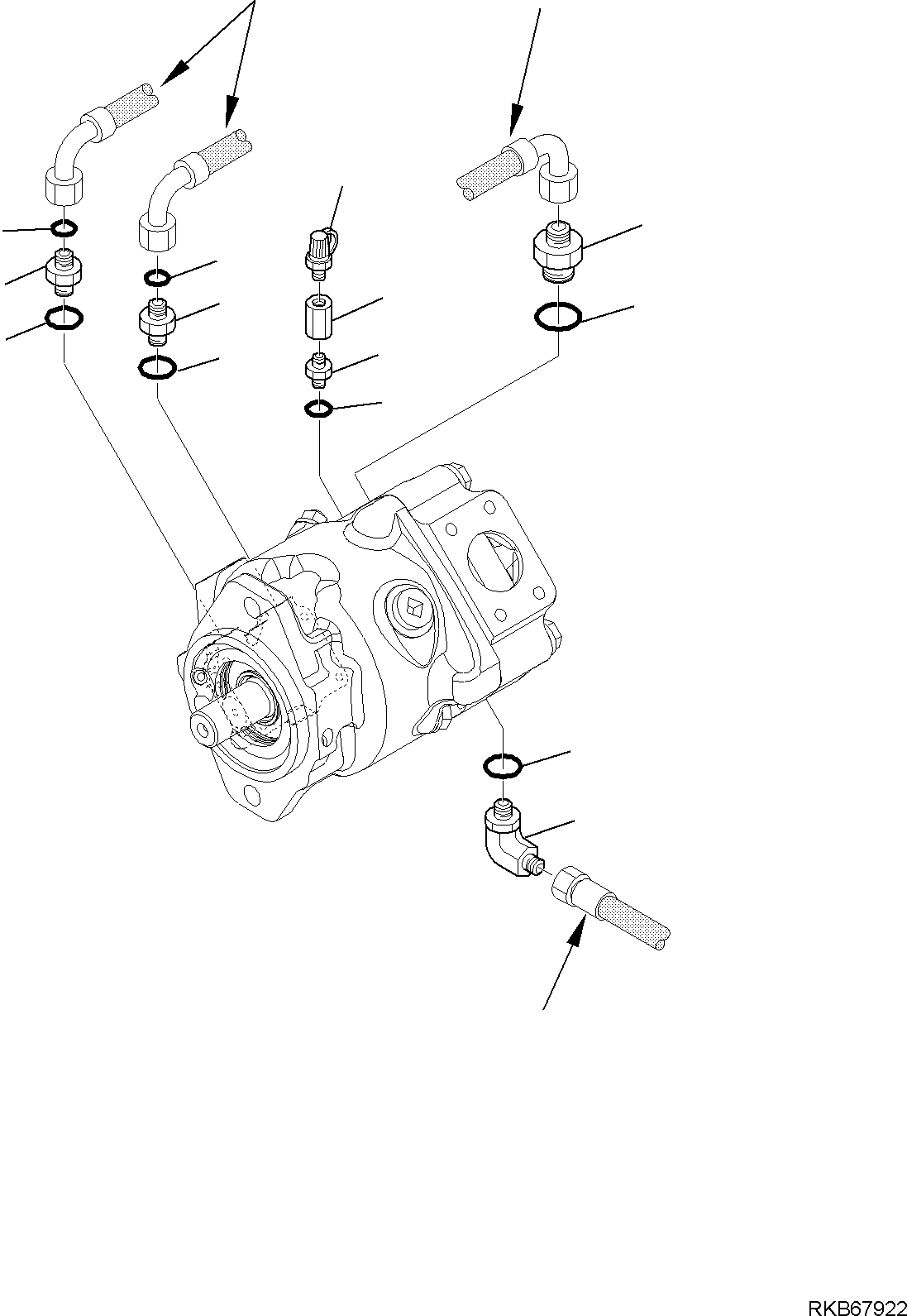 Part 4. HYDRAULIC PUMP (CONNECTING PARTS) [6105]