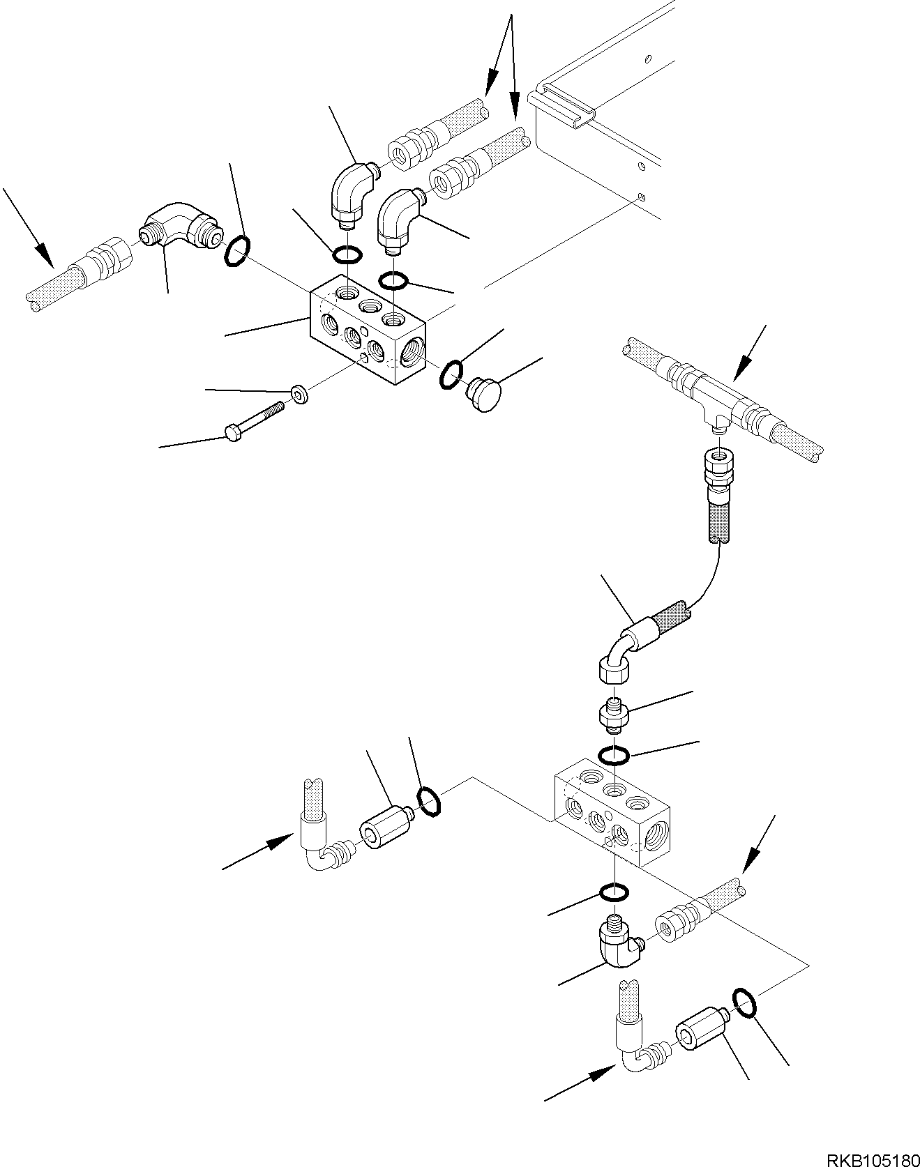 Part 52. HYDRAULIC PIPING (SERVOCONTROL RETURN LINE) (3/3) [6448]