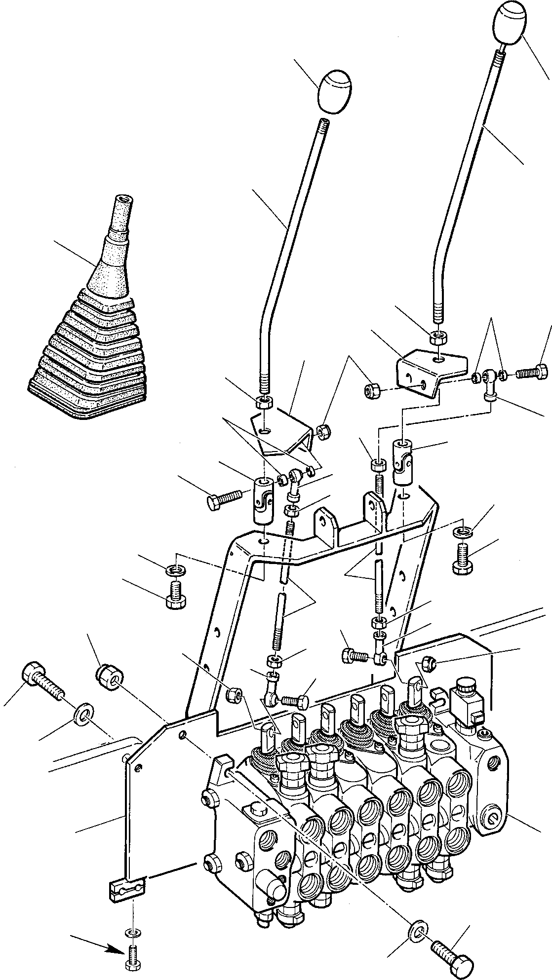 Part 6. BACKHOE CONTROL LEVERS [4400]