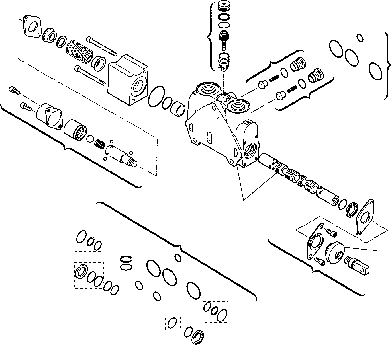 Part 12. SHOVEL CONTROL VALVE (FOR BUCKET 4 IN 1) (3/5) [6250]