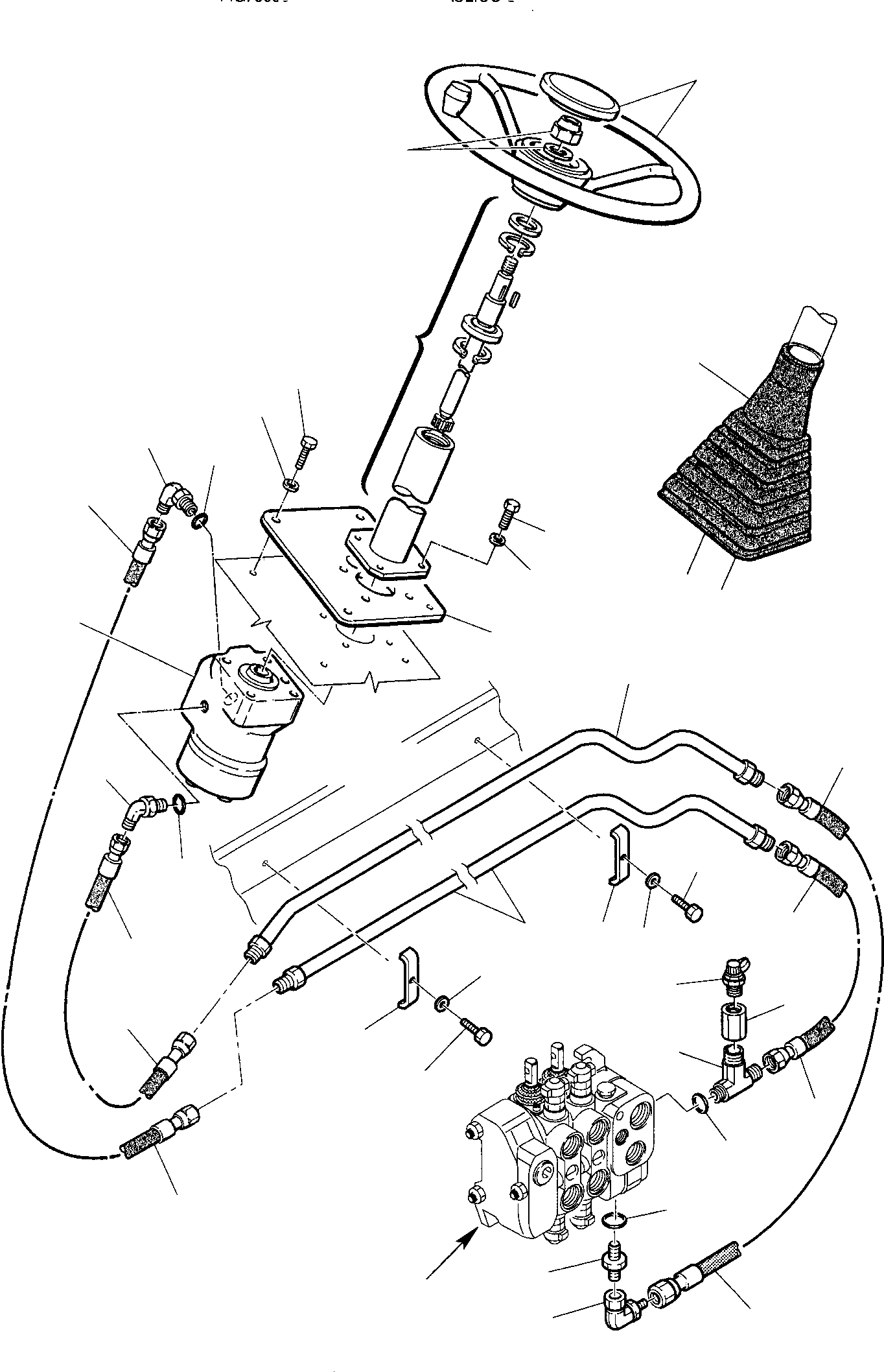 Part 36. HYDRAULIC PIPING (STEERING LINE) (1/2) [6550]