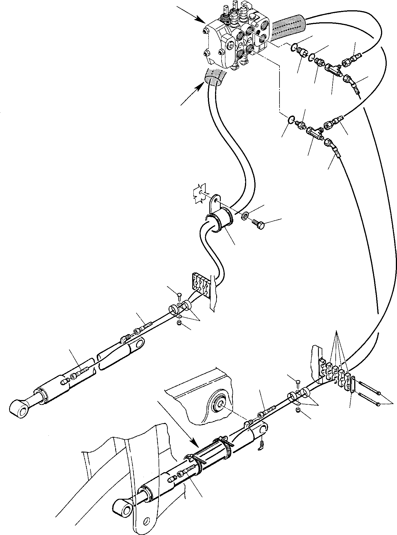 Part 39. HYDRAULIC PIPING (SHOVEL LIFTING CYLINDER LINE) (1/2) [6600]